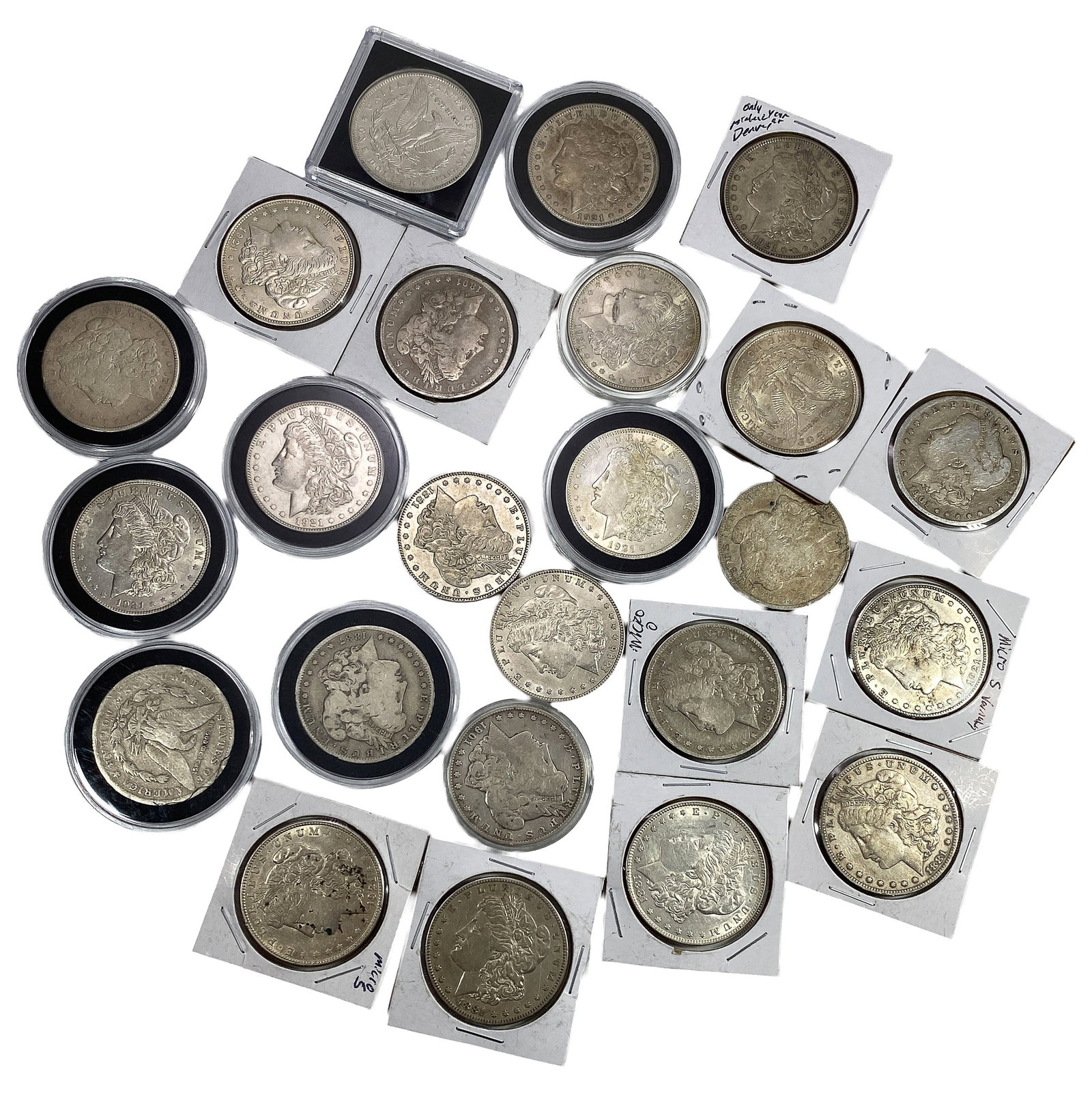 [24 Coins] Mixed Dates Morgan Silver Dollar (1 of 2)