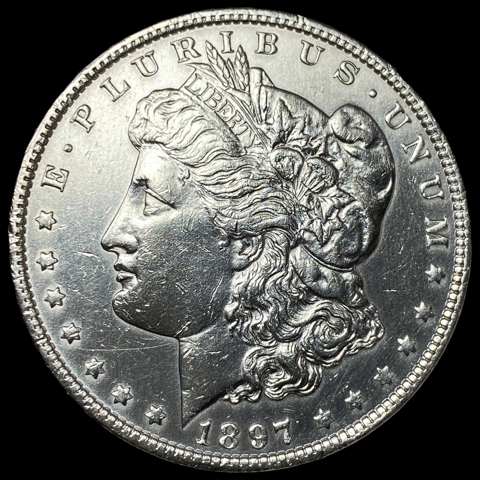 1897-O Silver Morgan Dollar CLOSELY UNCIRCULATED: 1897-O Silver Morgan Dollar CLOSELY UNCIRCULATED