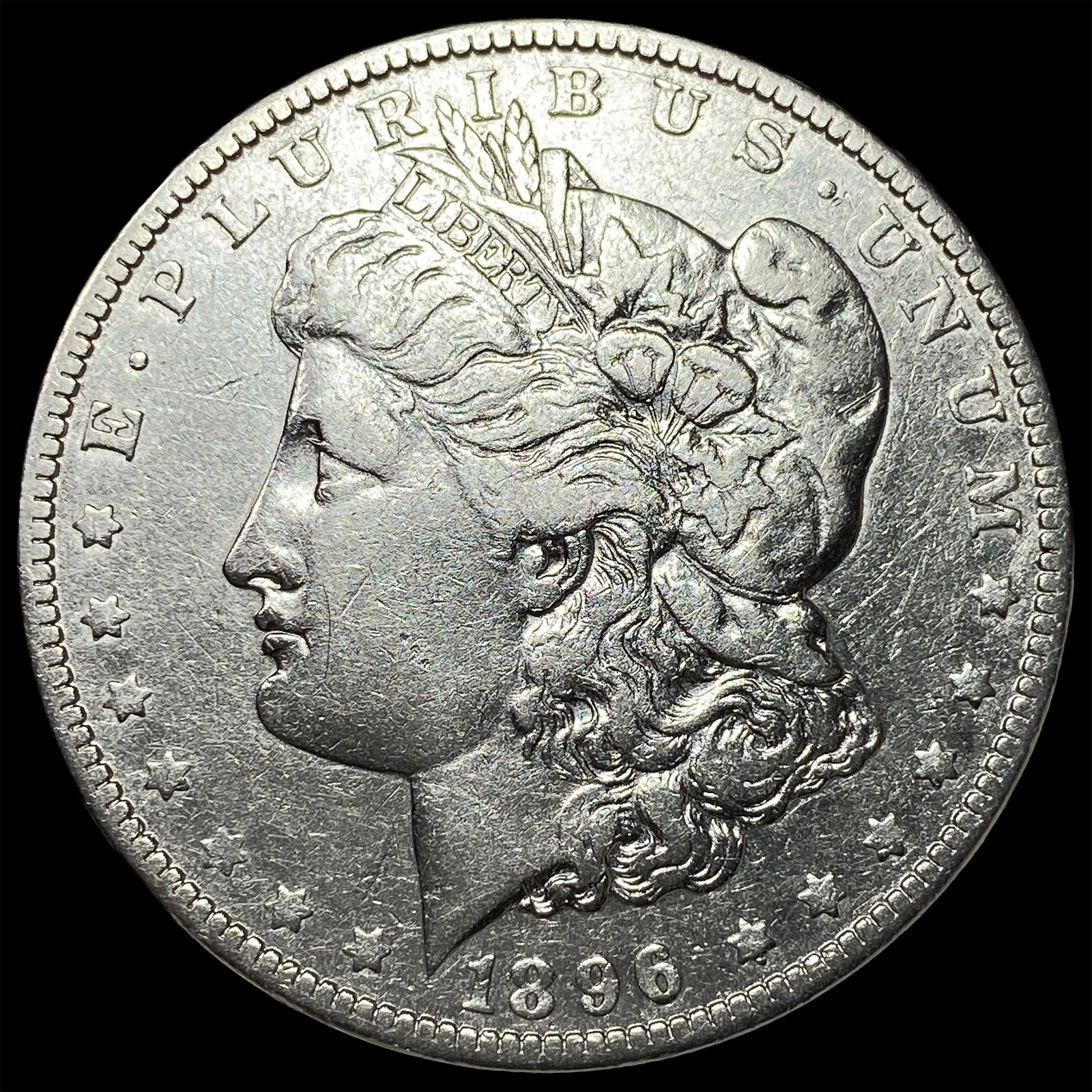 1896-O Silver Morgan Dollar NEARLY UNCIRCULATED: 1896-O Silver Morgan Dollar NEARLY UNCIRCULATED