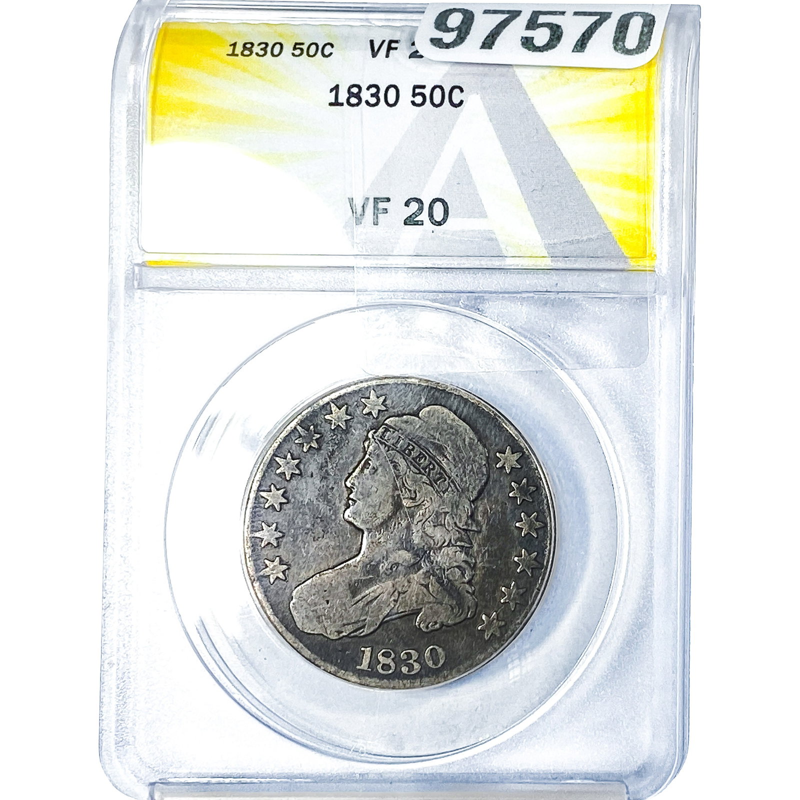 1830 Capped Bust Half Dollar ANACS VF20 (1 of 2)