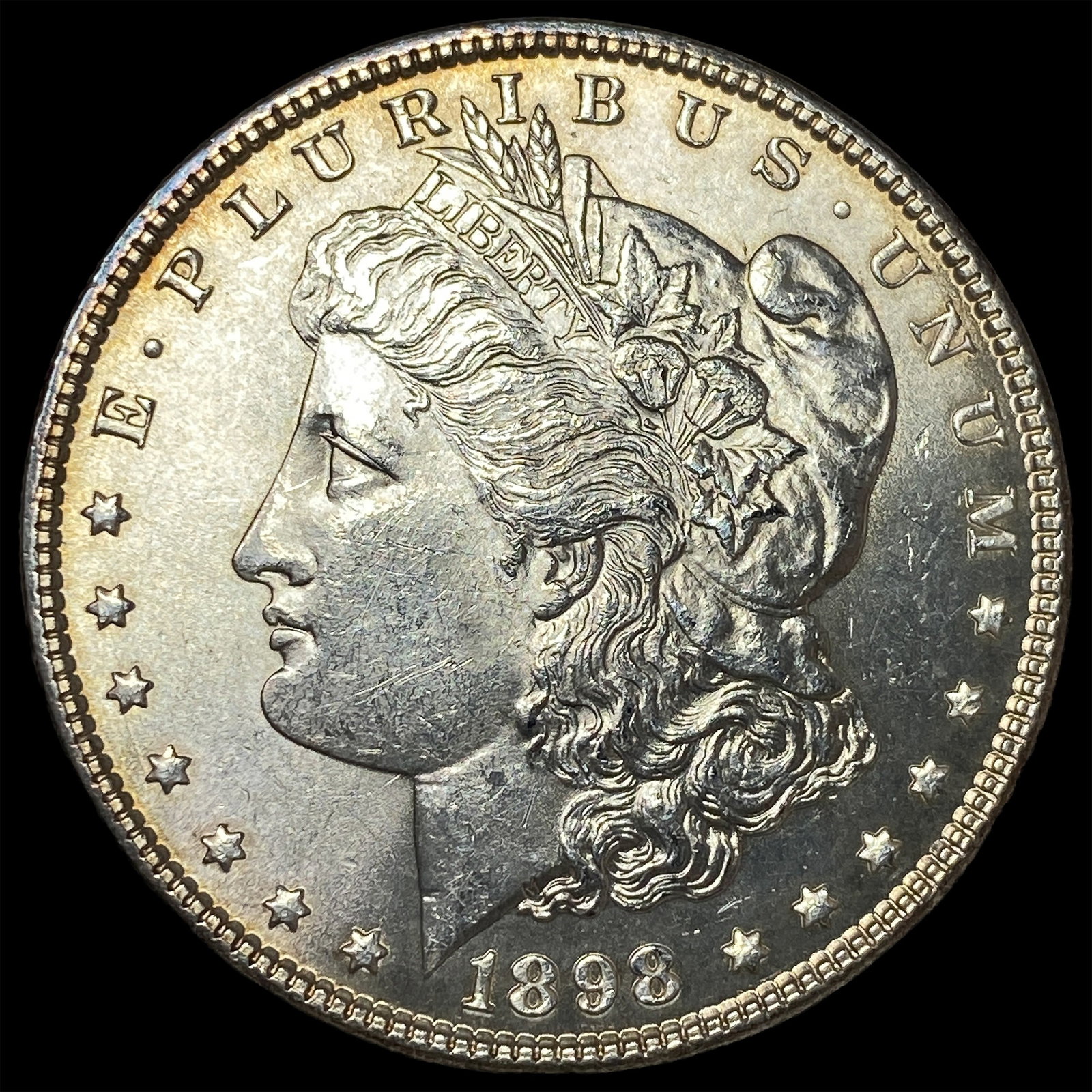 1898 Morgan Silver Dollar CHOICE BU: 1898 Morgan Silver Dollar CHOICE BU