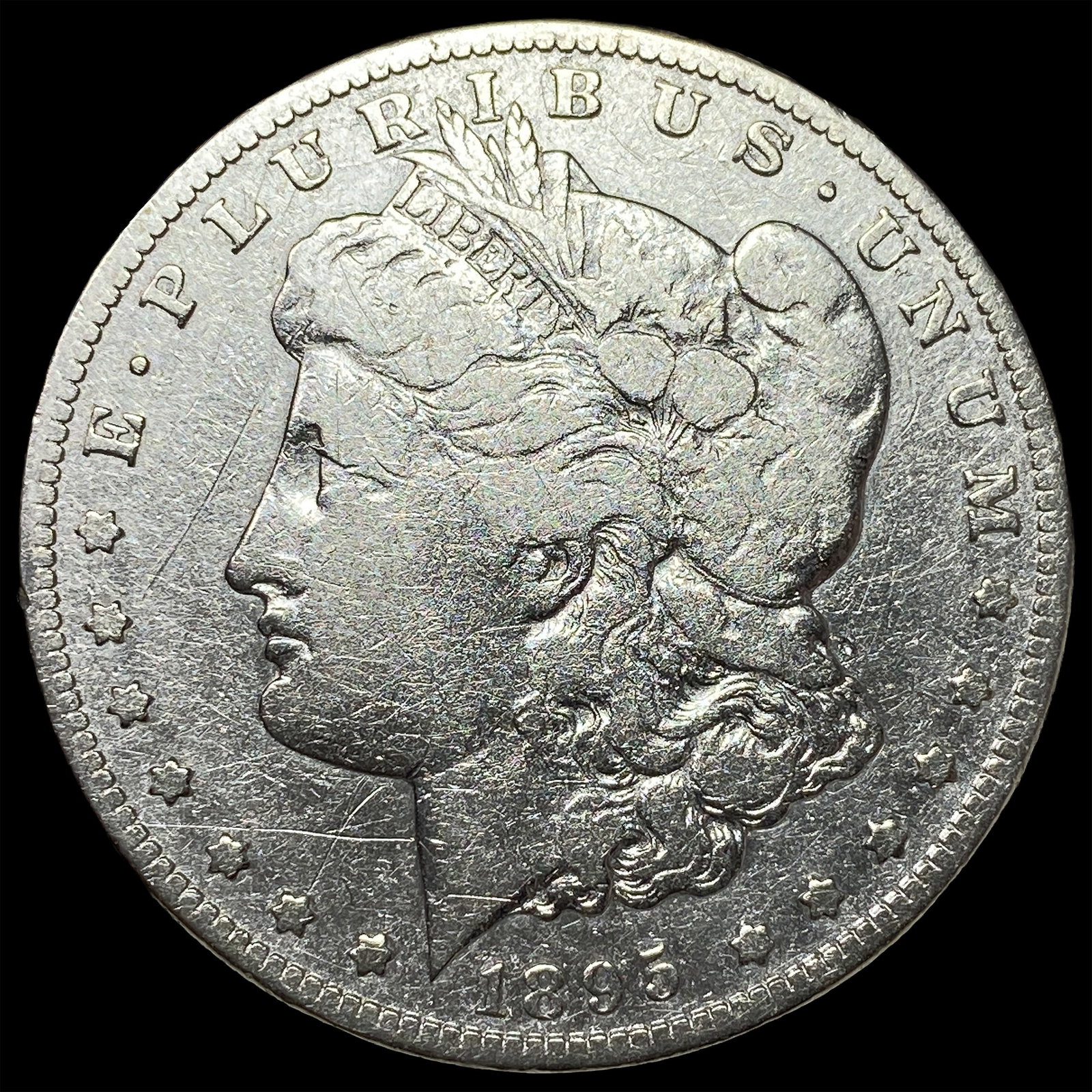 1895-O Silver Morgan Dollar NEARLY UNCIRCULATED (1 of 2)