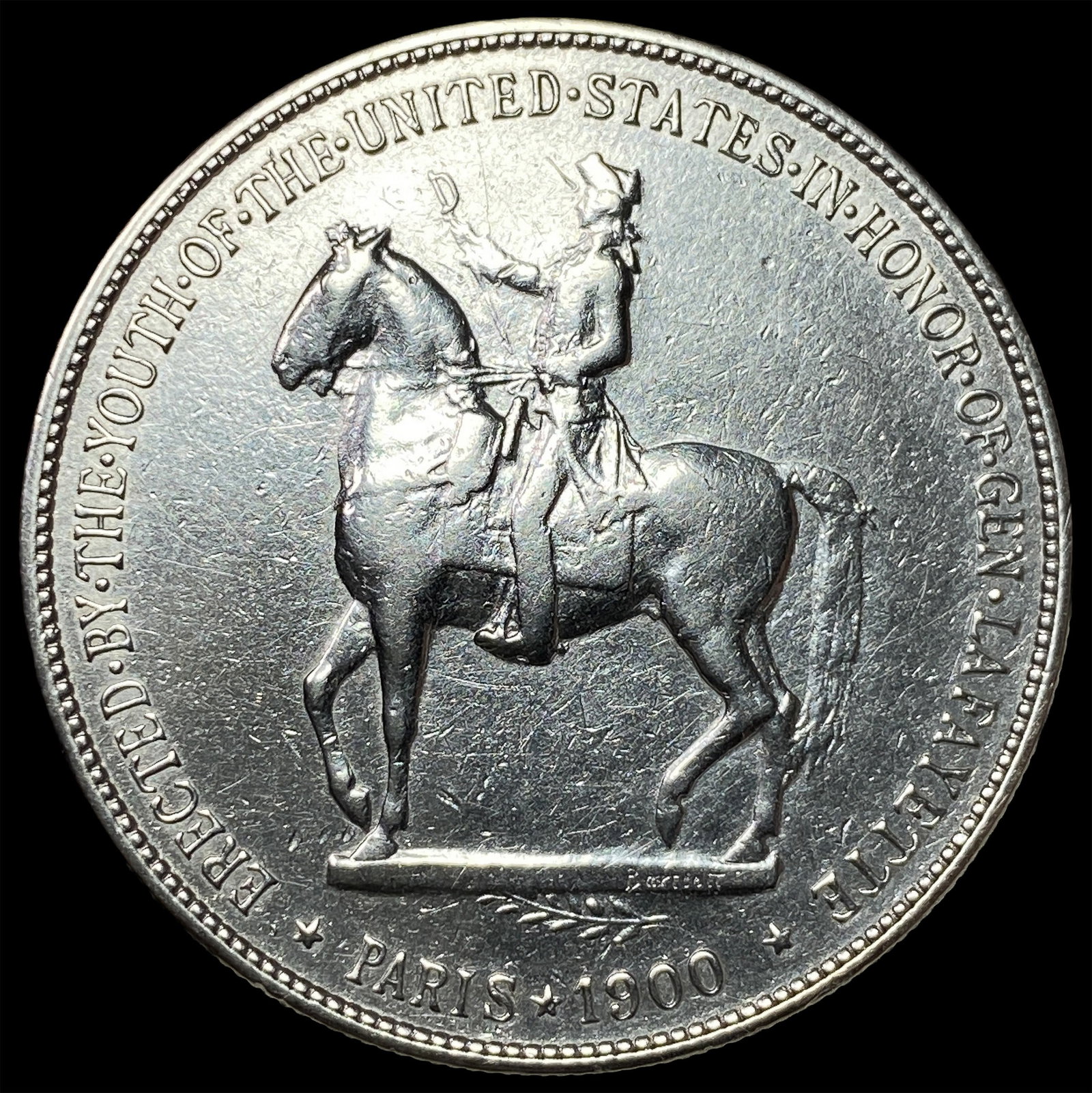 1900 Silver Lafayette Dollar CHOICE AU: 1900 Silver Lafayette Dollar CHOICE AU