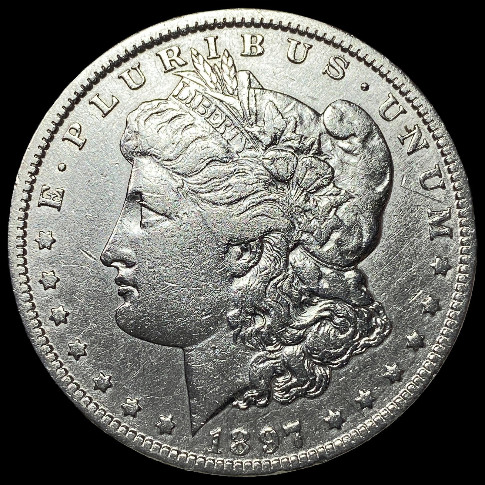 1897-S Silver Morgan Dollar CLOSELY UNCIRCULATED: 1897-S Silver Morgan Dollar CLOSELY UNCIRCULATED