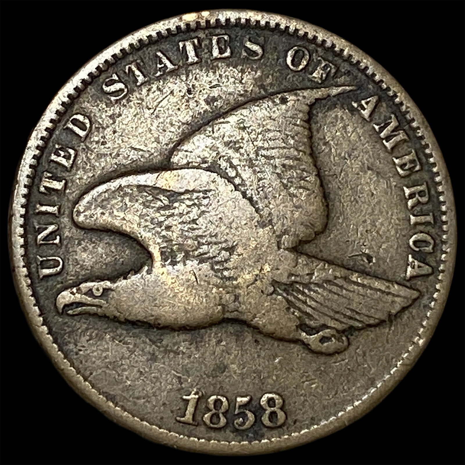 1858 Flying Eagle Cent LIGHTLY CIRCULATED: 1858 Flying Eagle Cent LIGHTLY CIRCULATED
