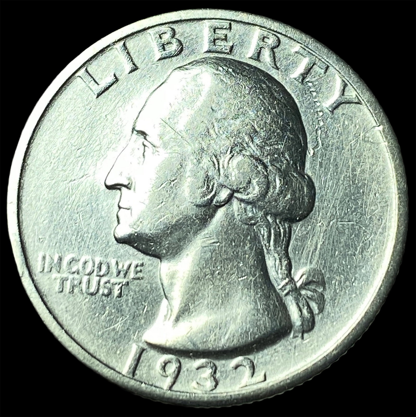 1932-S Silver Washington Quarter CLOSELY UNCIRCULATED: 1932-S Silver Washington Quarter CLOSELY UNCIRCULATED