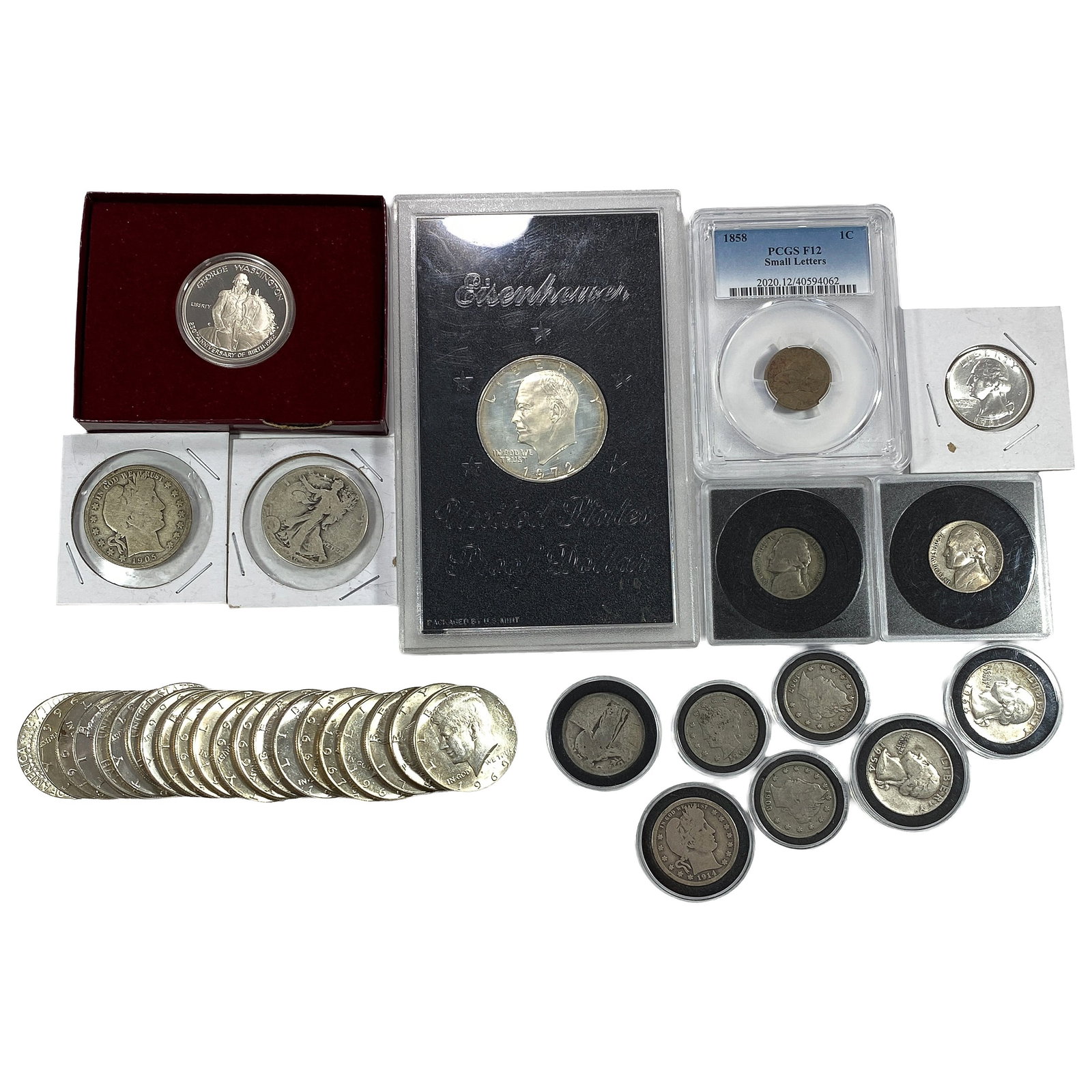 Mixed Dates Mixed U.S. Coin Lot w/ Roll (1 of 2)