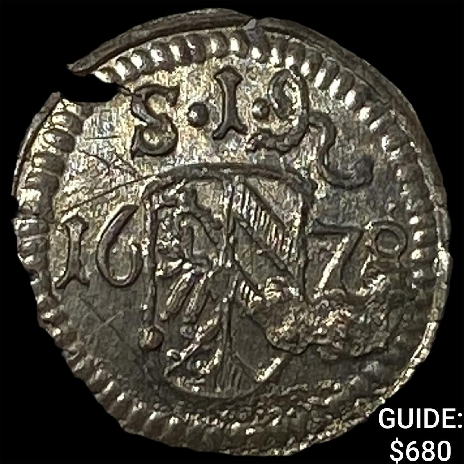 1678 German States Nurnberg Billon Pfennig: 1678 German States Nurnberg Billon Pfennig