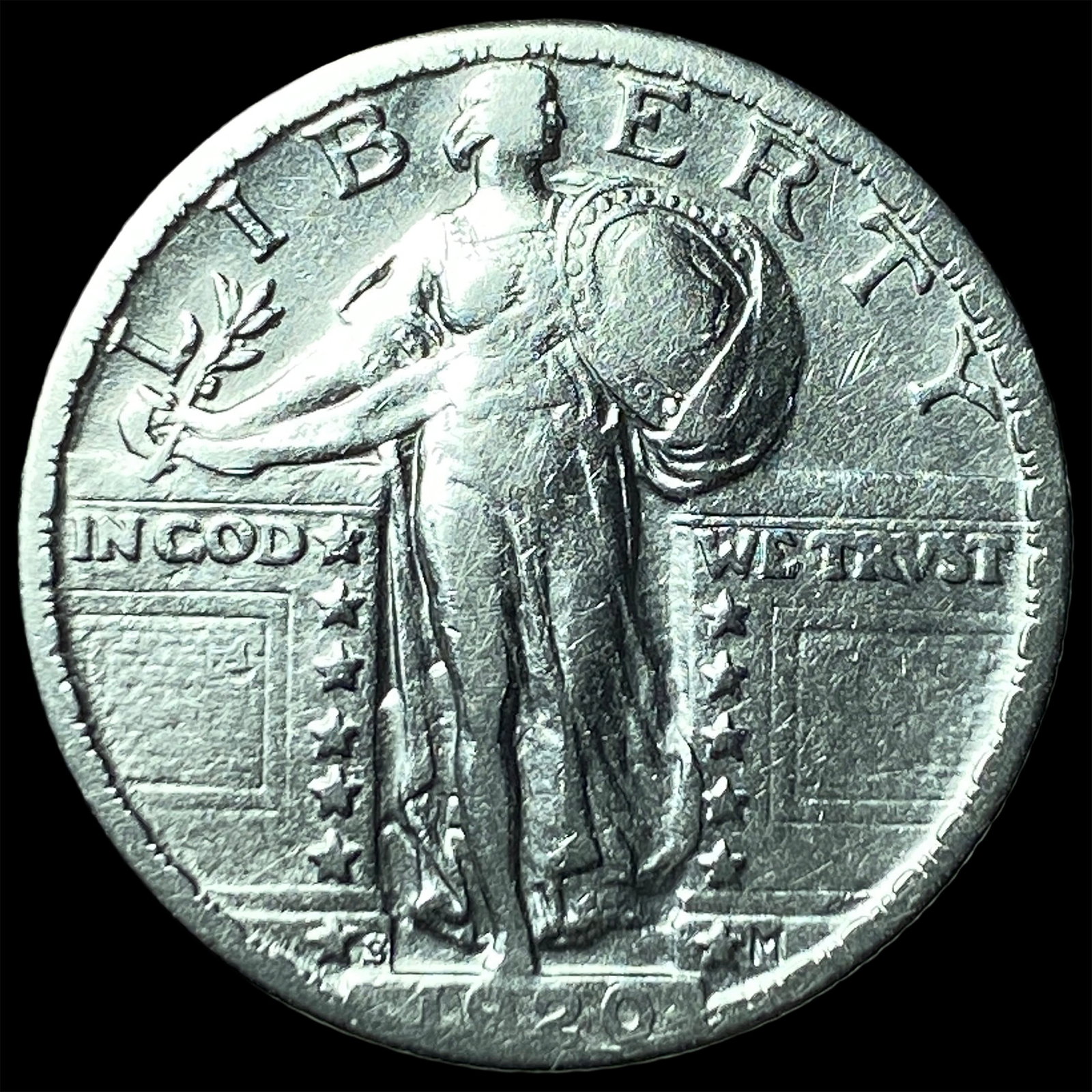 1920-S Standing Liberty Quarter CLOSELY UNCIRCULATED (1 of 2)