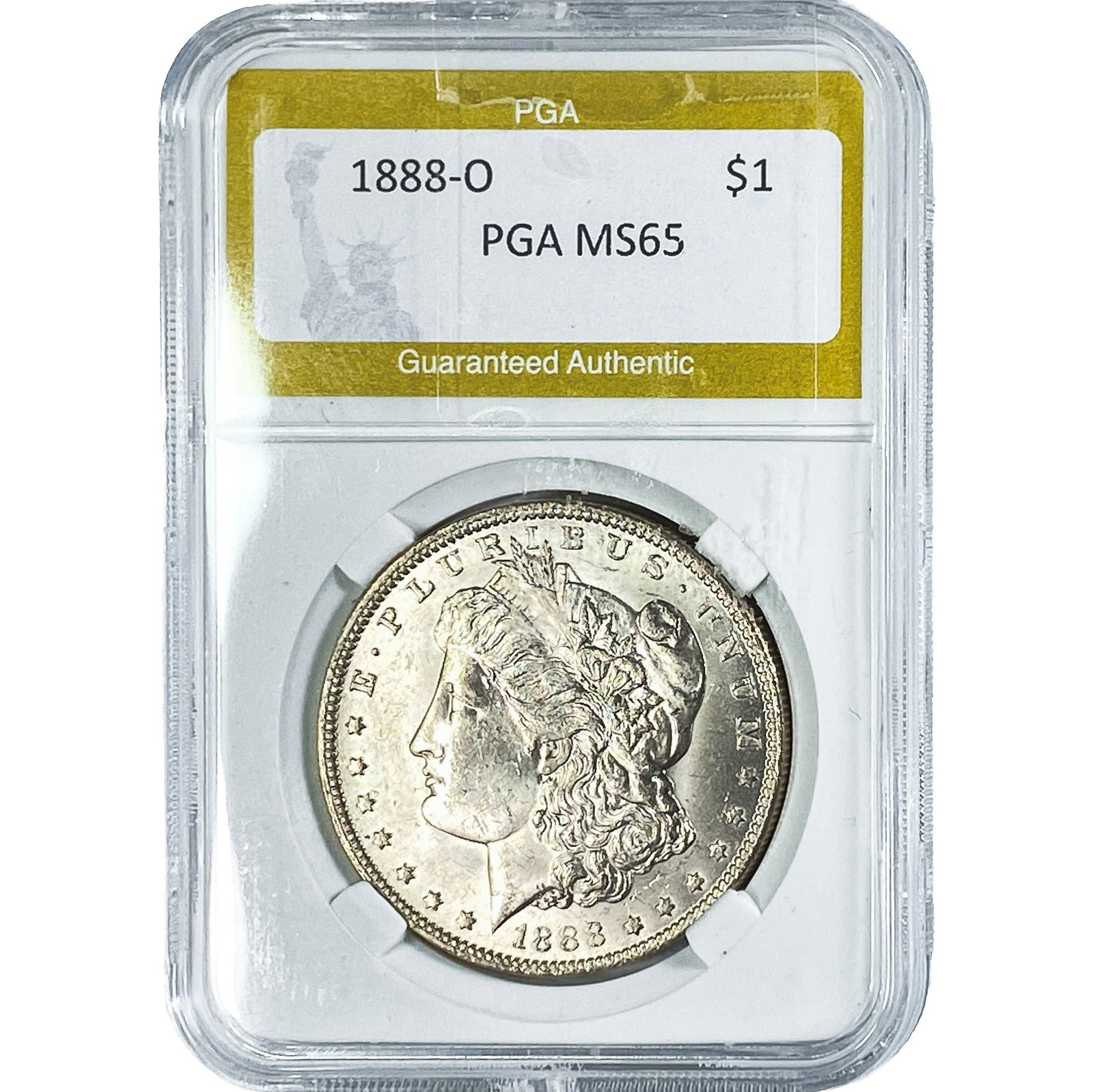 1888-O Morgan Silver Dollar PGA MS65 (1 of 2)