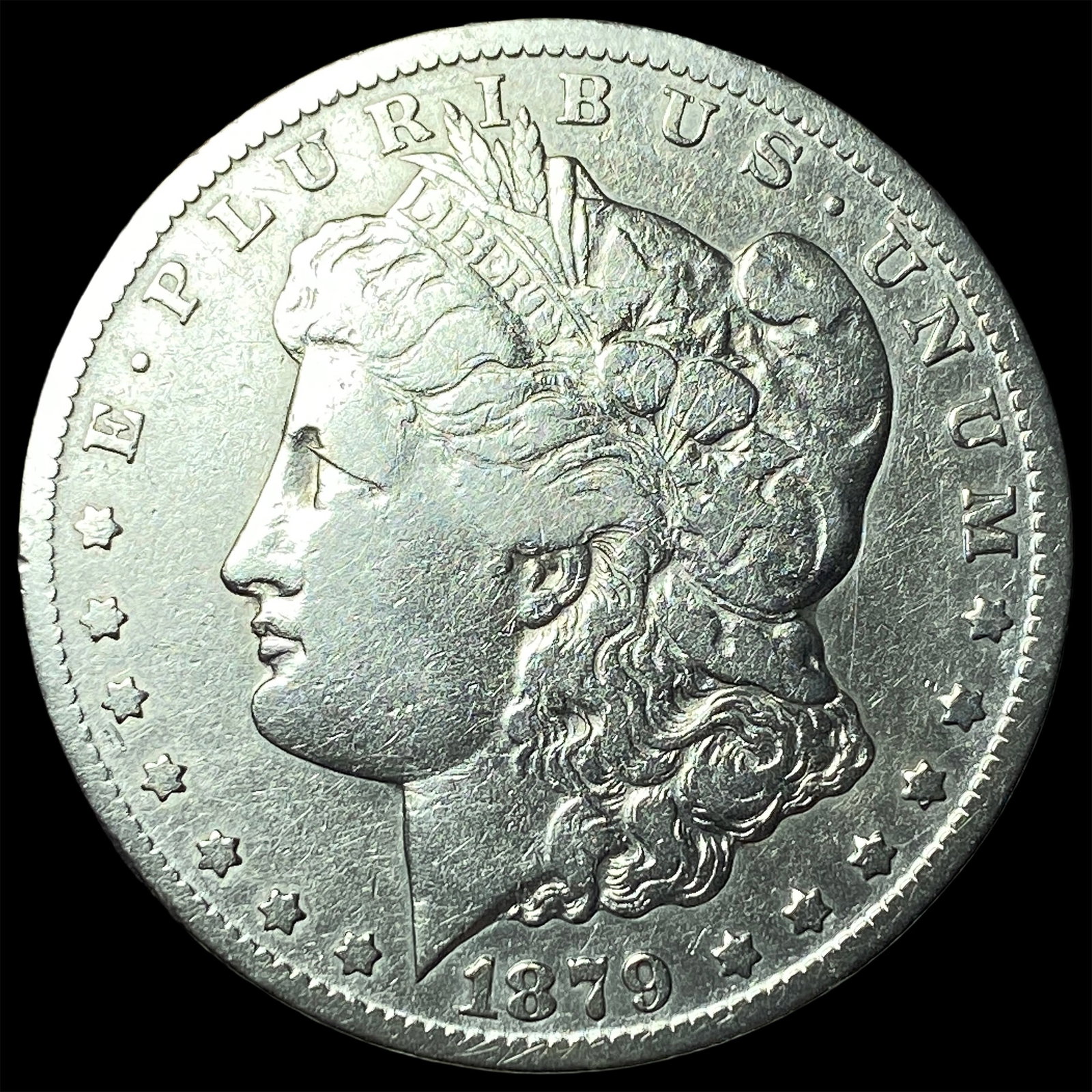 1879-CC Silver Morgan Dollar LIGHTLY CIRCULATED (1 of 2)