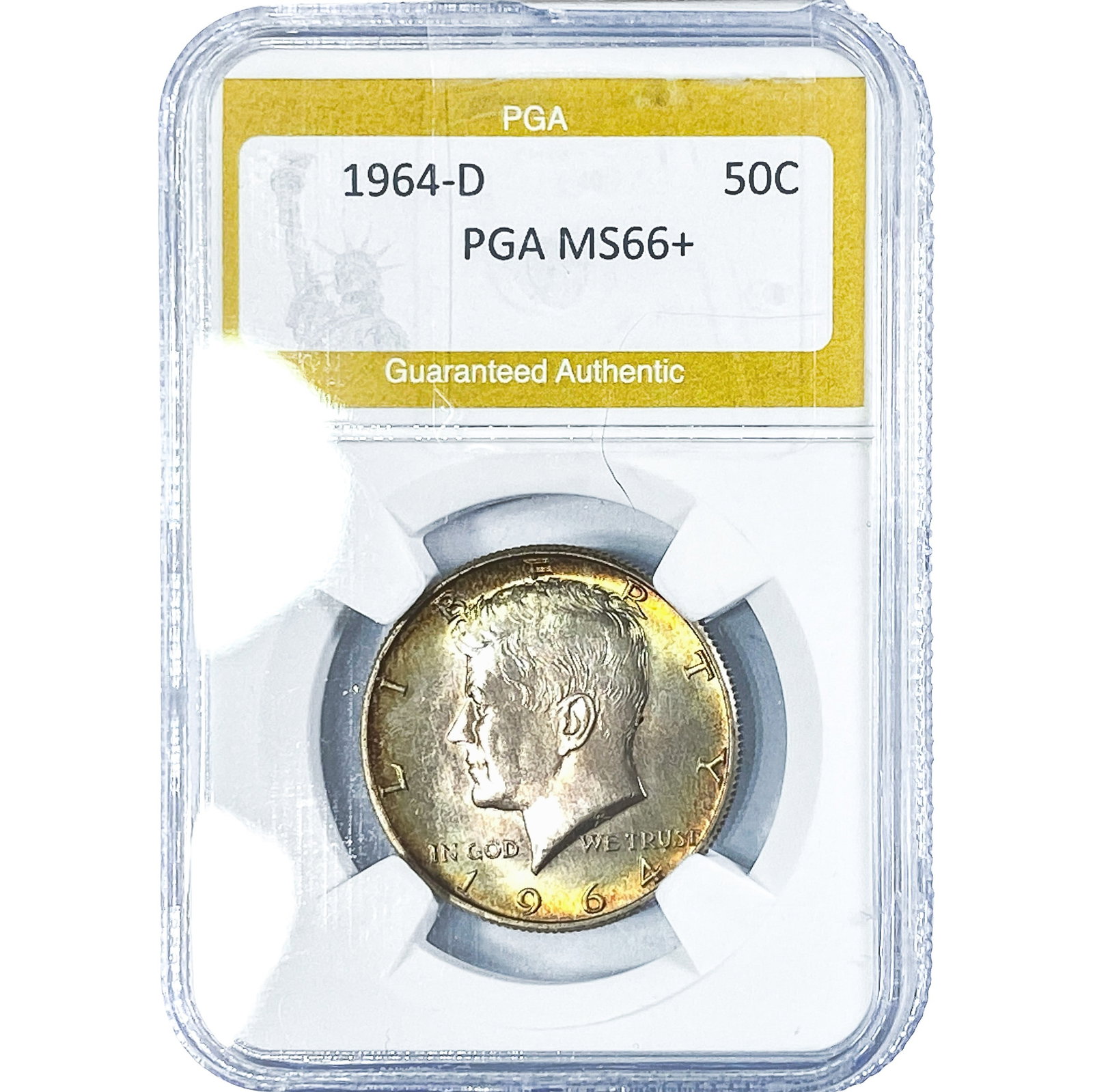 1964-D Kennedy Half Dollar PGA MS66+ (1 of 2)
