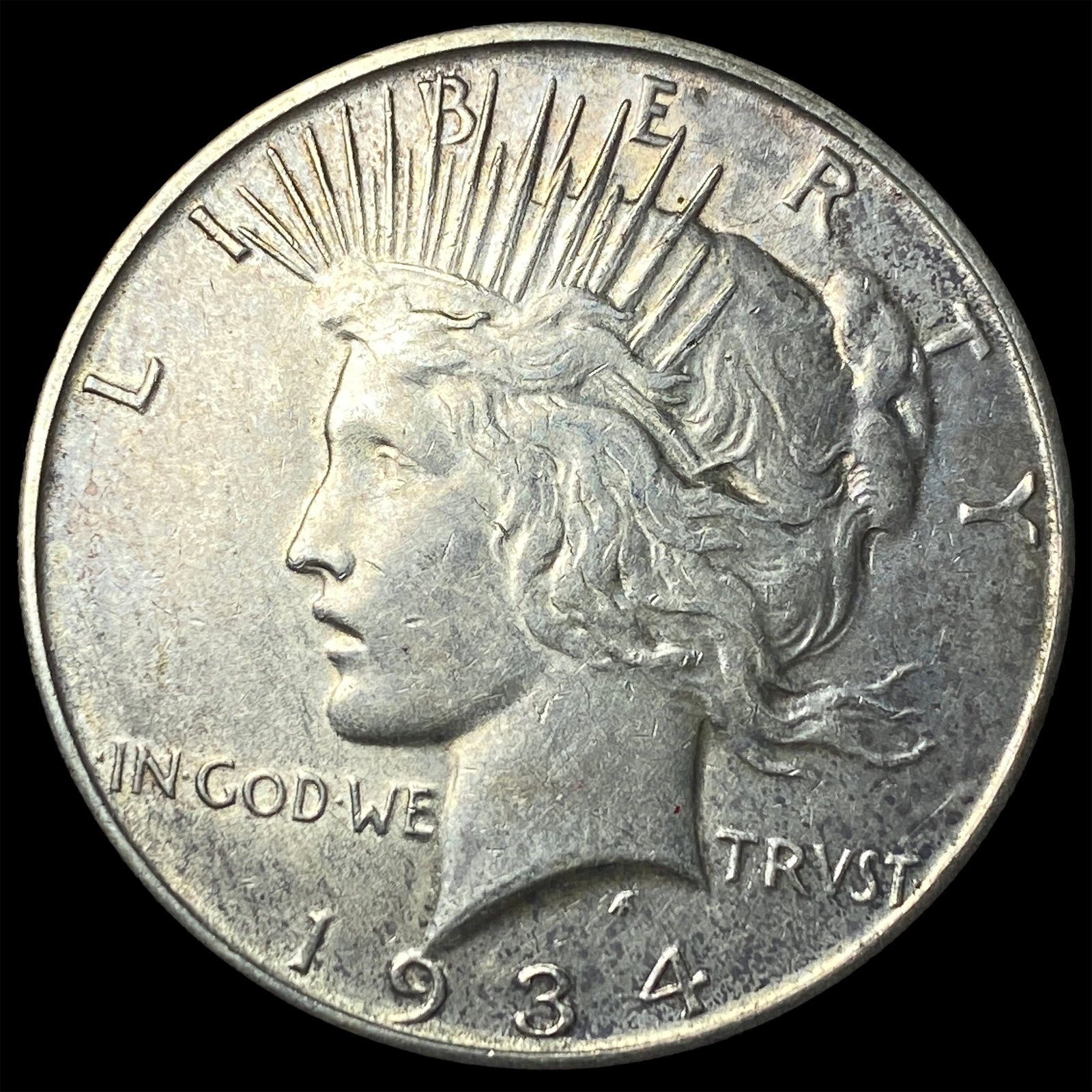 1934-D Silver Peace Dollar CLOSELY UNCIRCULATED: 1934-D Silver Peace Dollar CLOSELY UNCIRCULATED