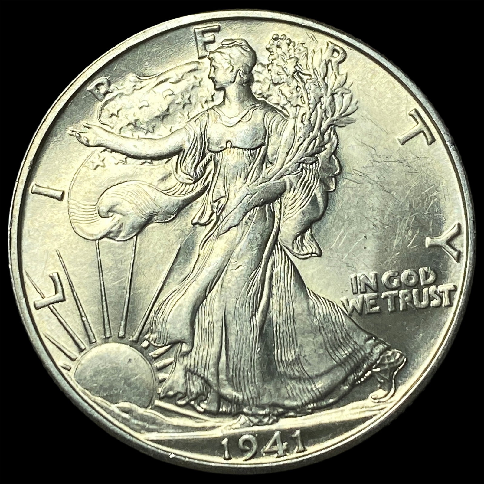 1941-D Silver Half Dollar GEM BU (1 of 2)