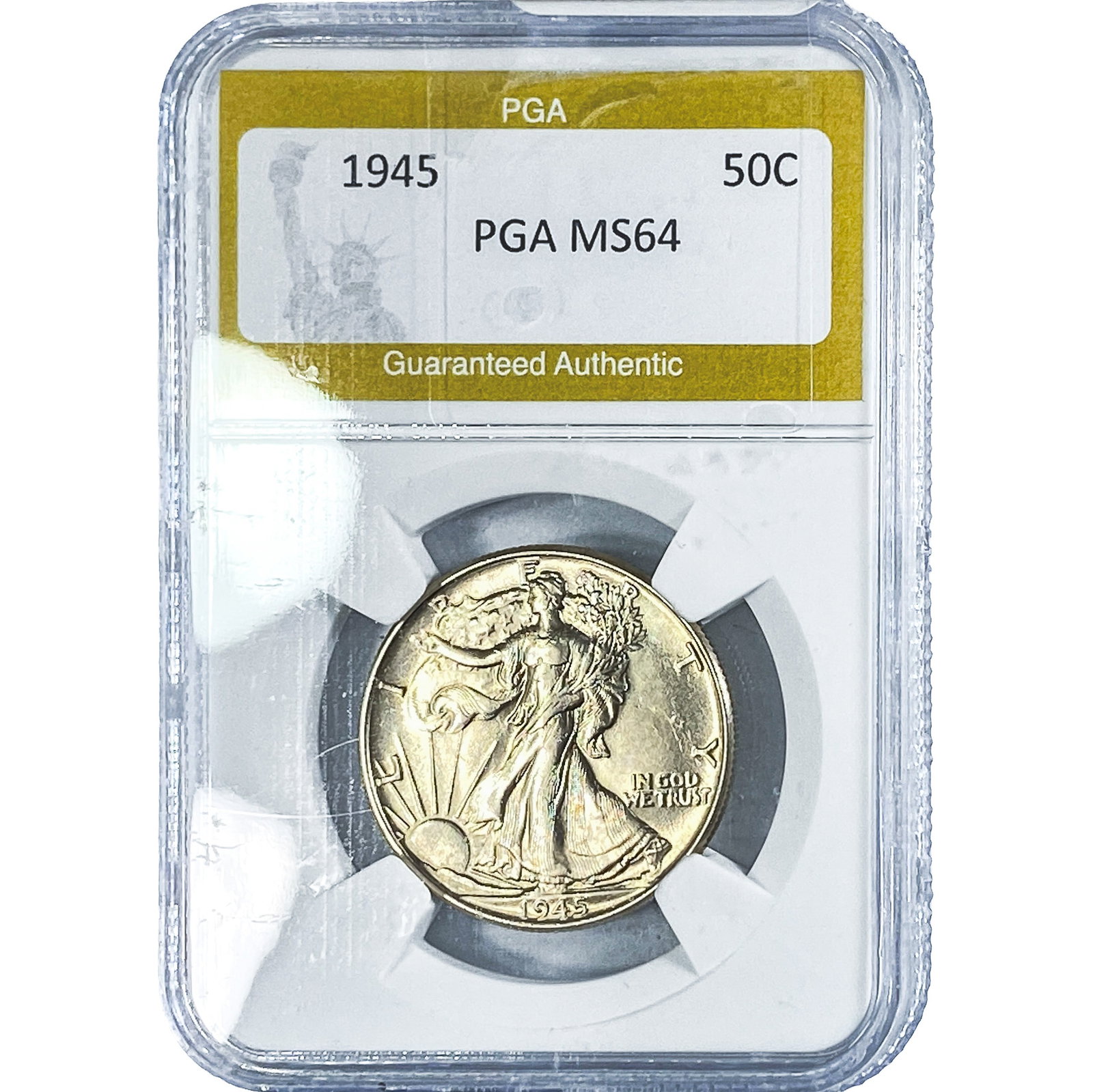1945 Walking Liberty Half Dollar PGA MS64 (1 of 2)