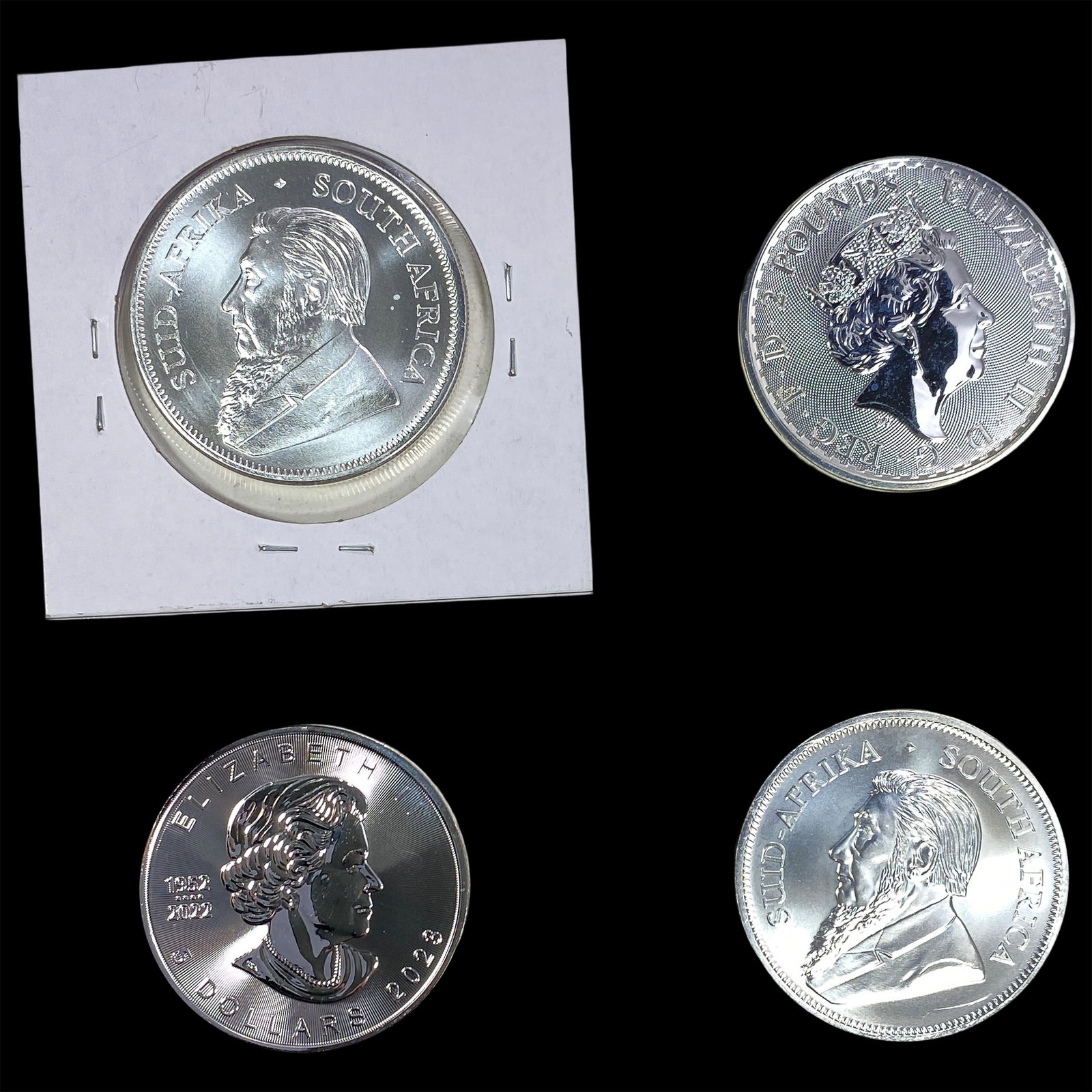 [4 Coins] 2021-2023 Silver 1 oz Coins (1 of 2)