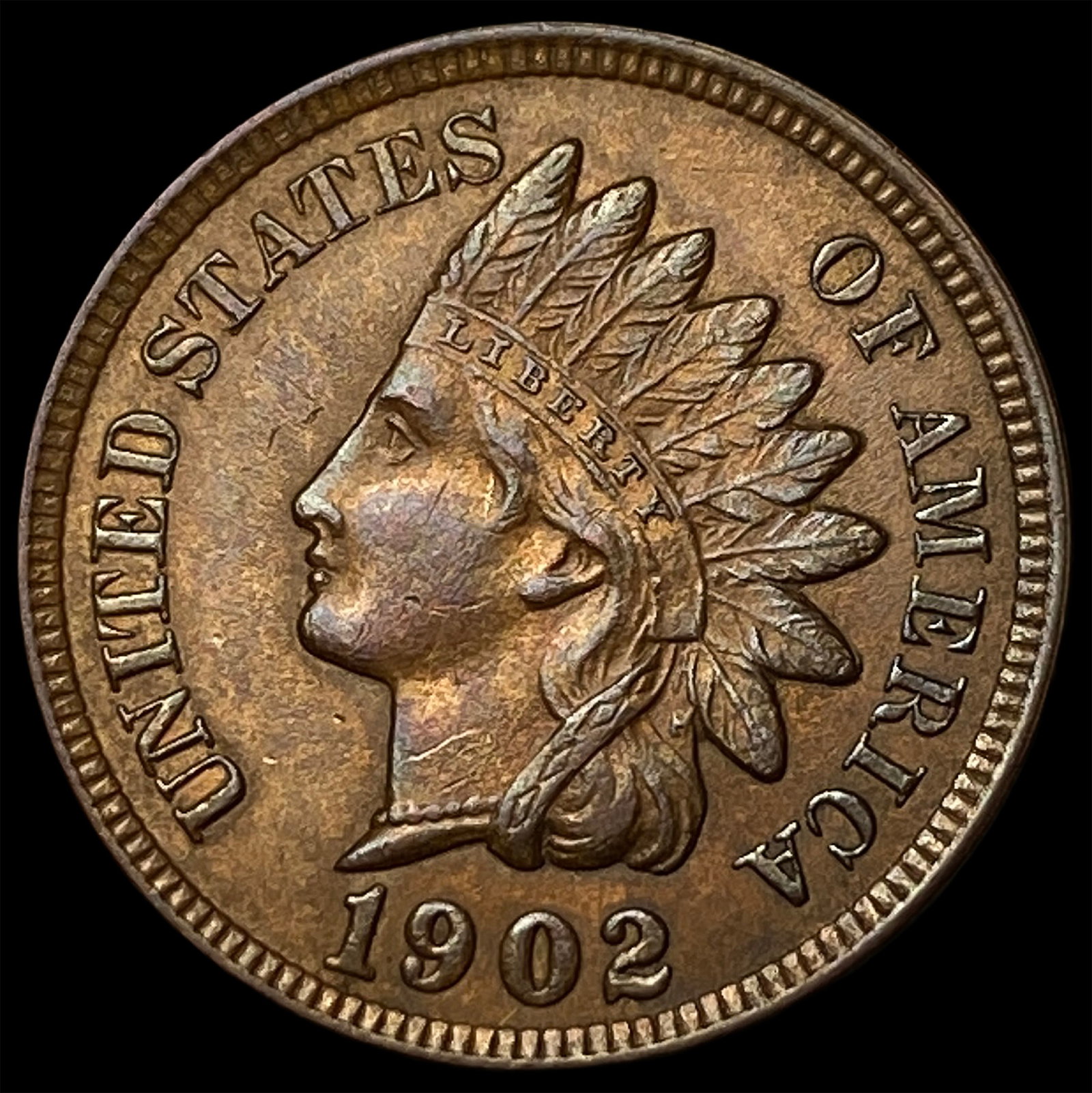 1902 Indian Head Cent CHOICE AU (1 of 2)