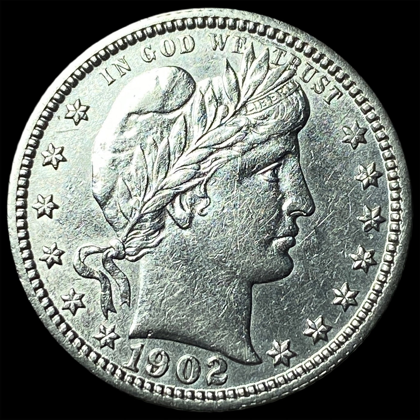 1902 Barber Silver Quarter UNCIRCULATED (1 of 2)