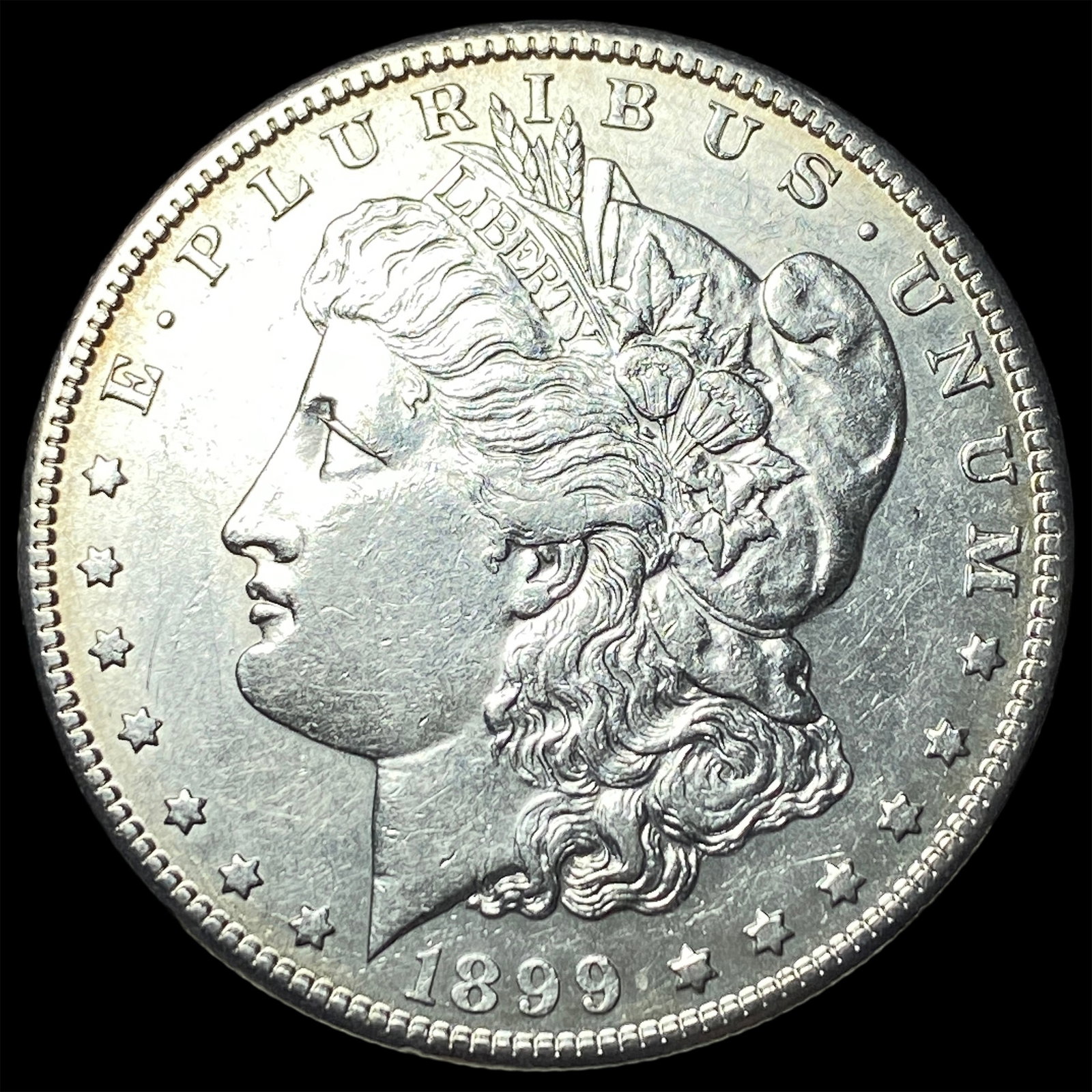 1899-S Silver Morgan Dollar NEARLY UNCIRCULATED: 1899-S Silver Morgan Dollar NEARLY UNCIRCULATED