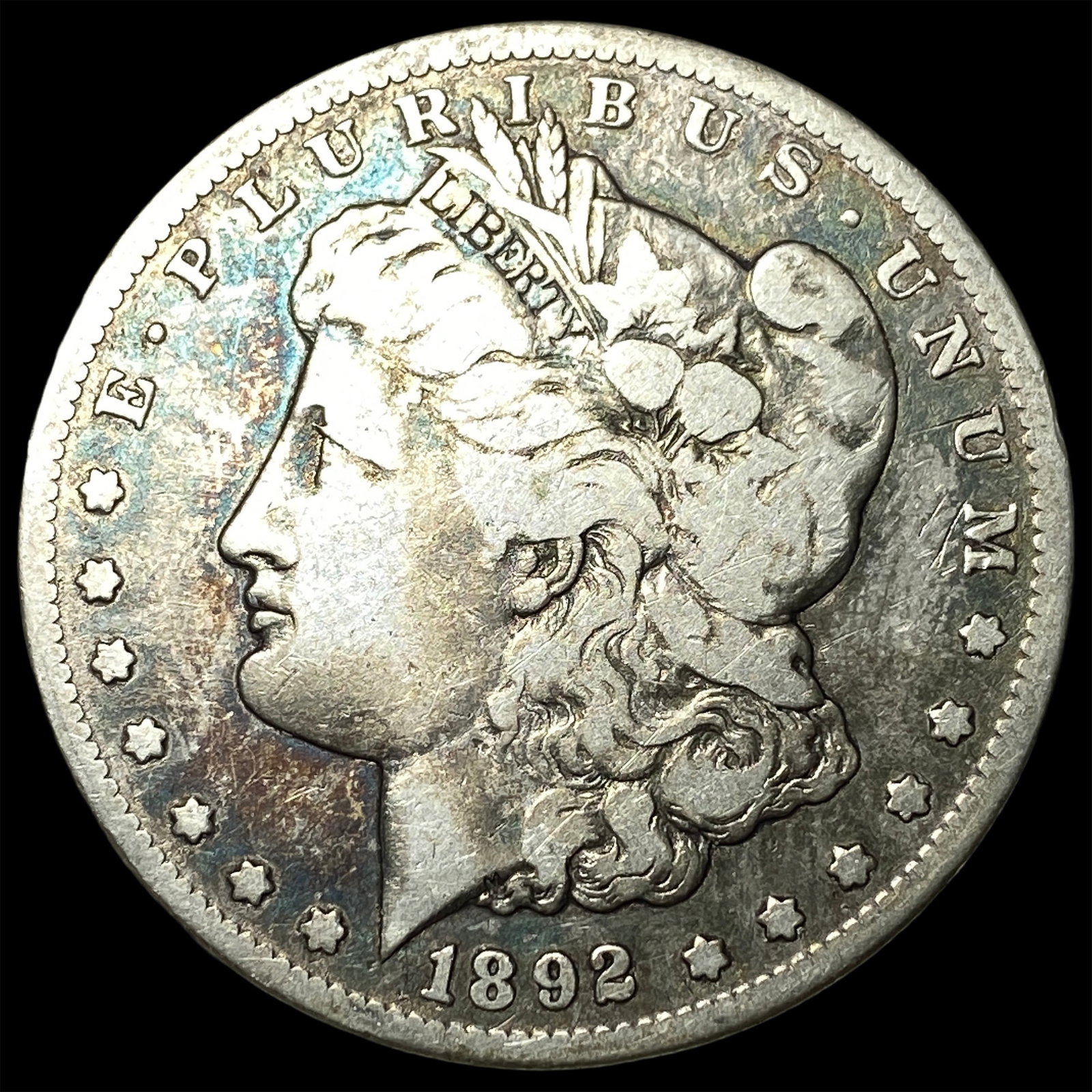 1892-CC Silver Morgan Dollar LIGHTLY CIRCULATED: 1892-CC Silver Morgan Dollar LIGHTLY CIRCULATED