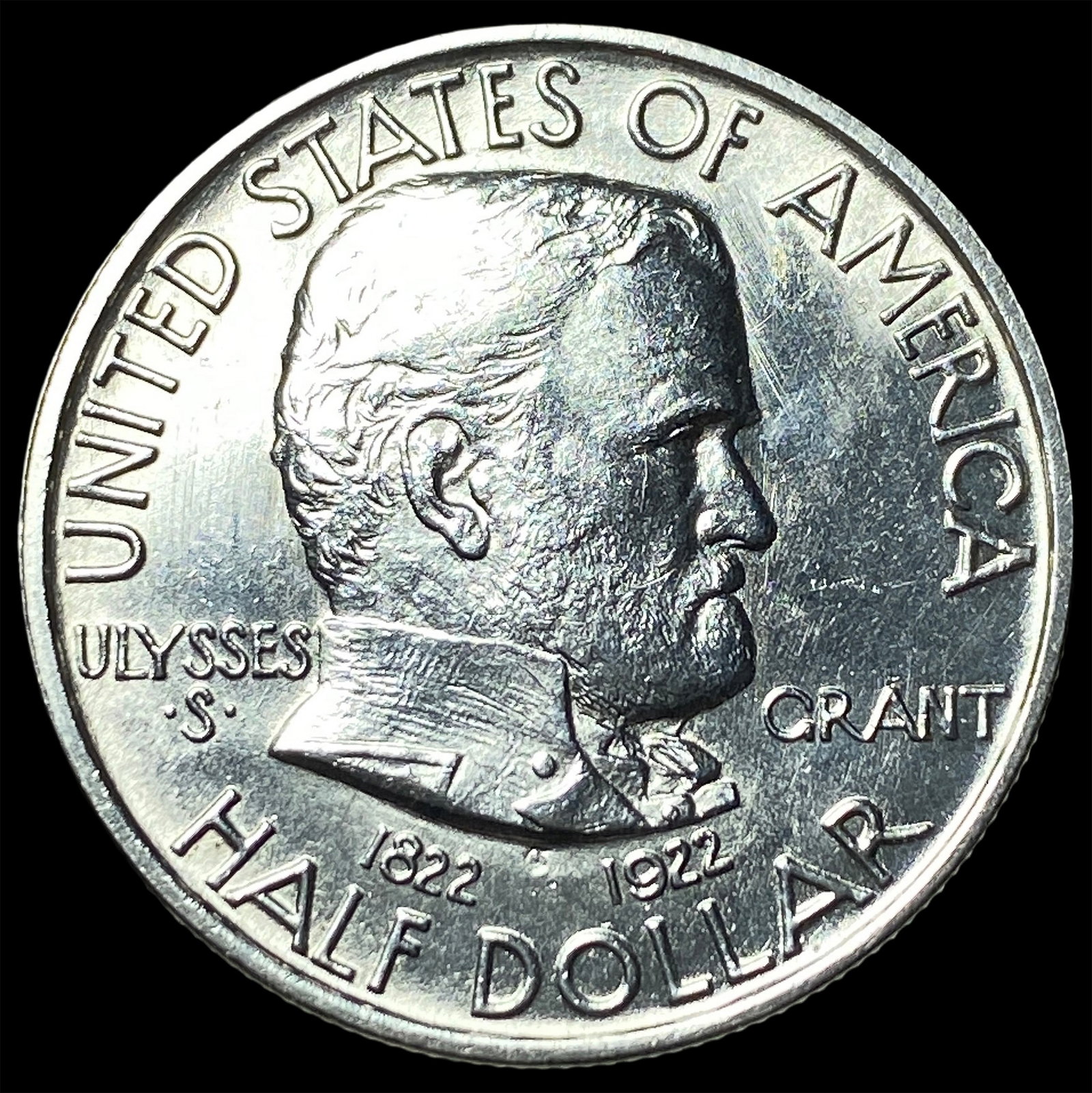 1922-S Silver Grant Memorial Half Dollar UNCIRCULATED (1 of 2)