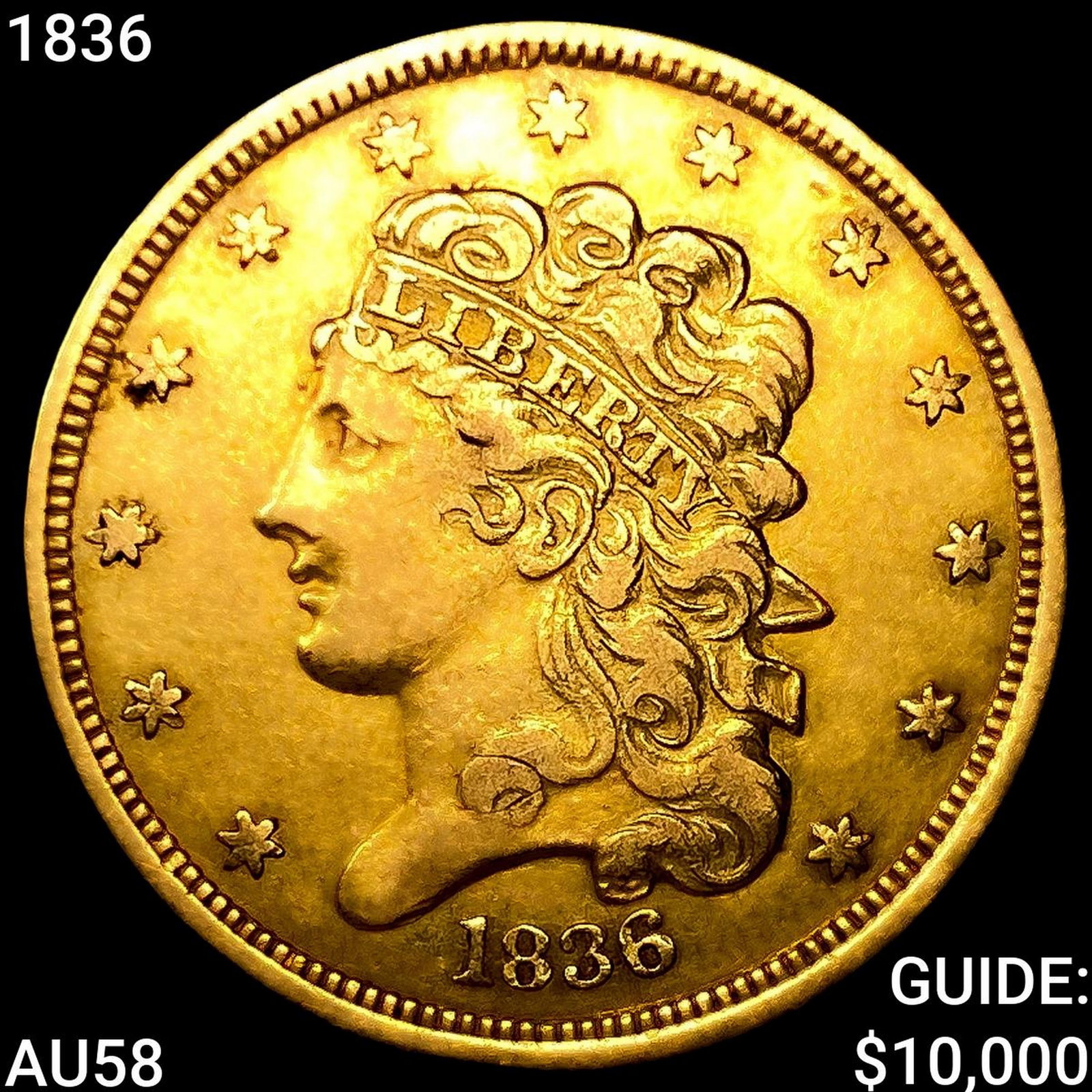 1836 $5 Gold Half Eagle (1 of 2)