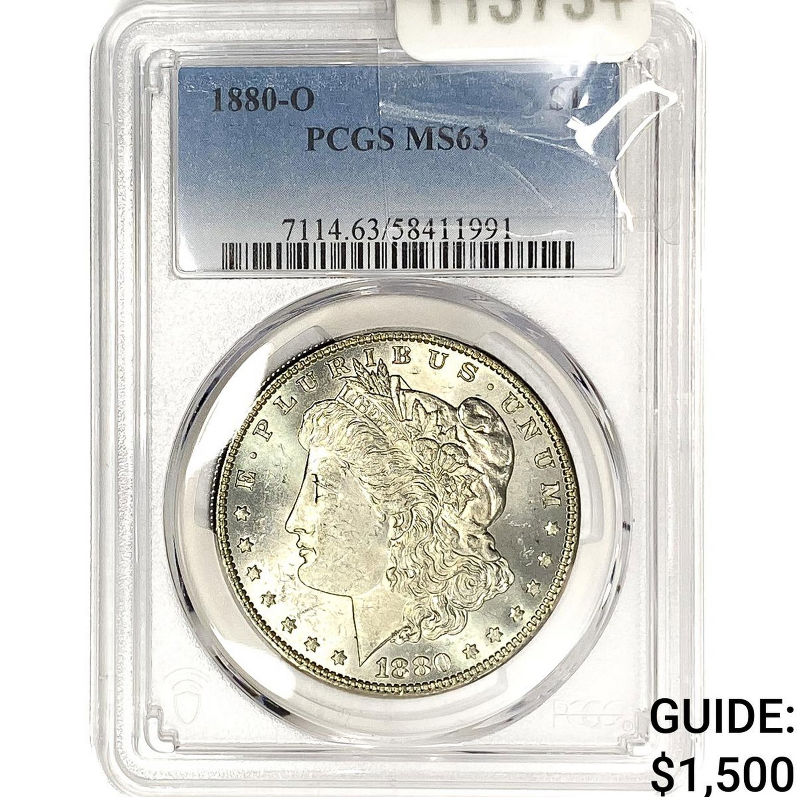 1880-O Morgan Silver Dollar PCGS MS63 (1 of 4)