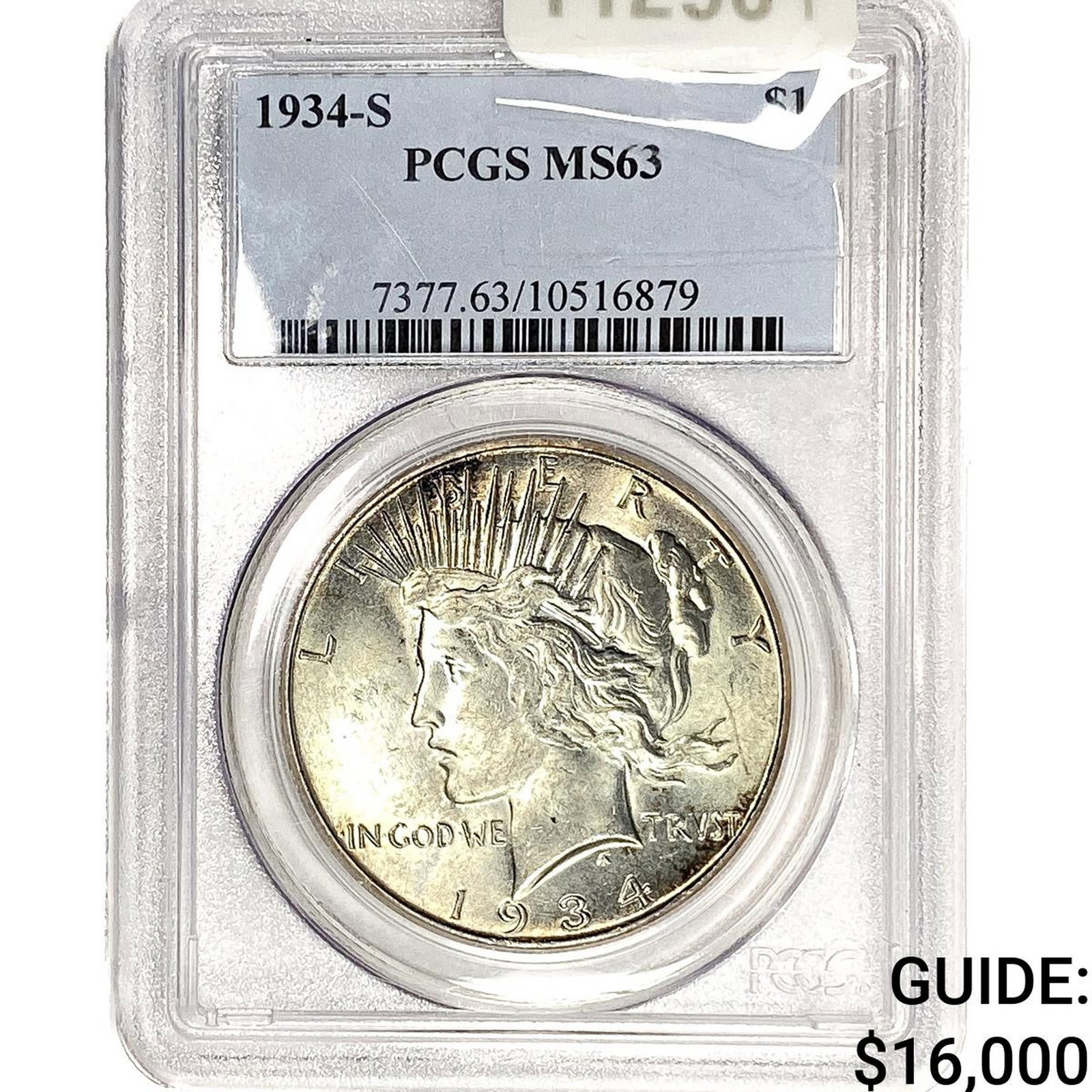 1934-S Silver Peace Dollar PCGS MS63 (1 of 4)