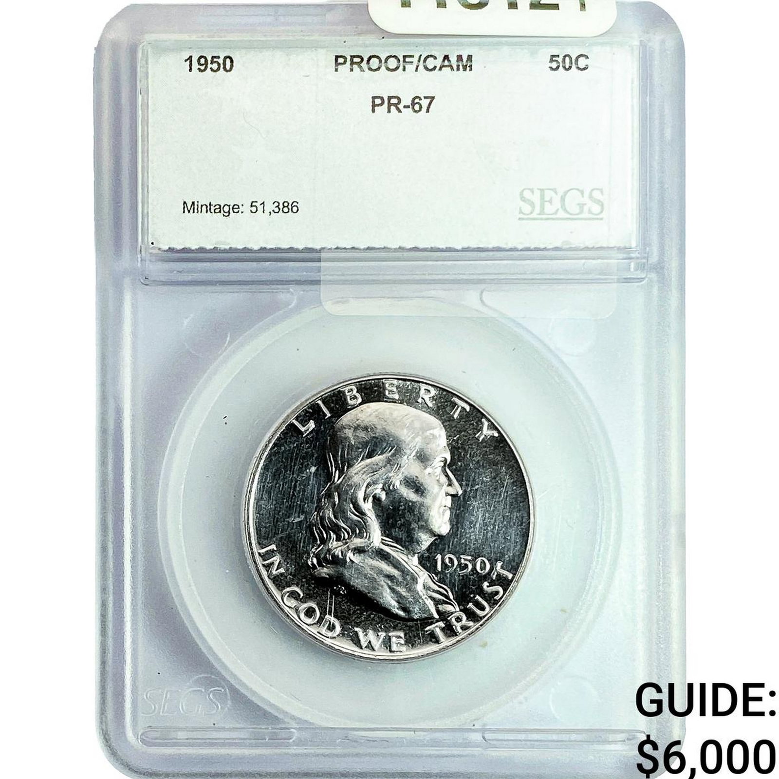 1950 Franklin Half Dollar SEGS PR67 (1 of 2)