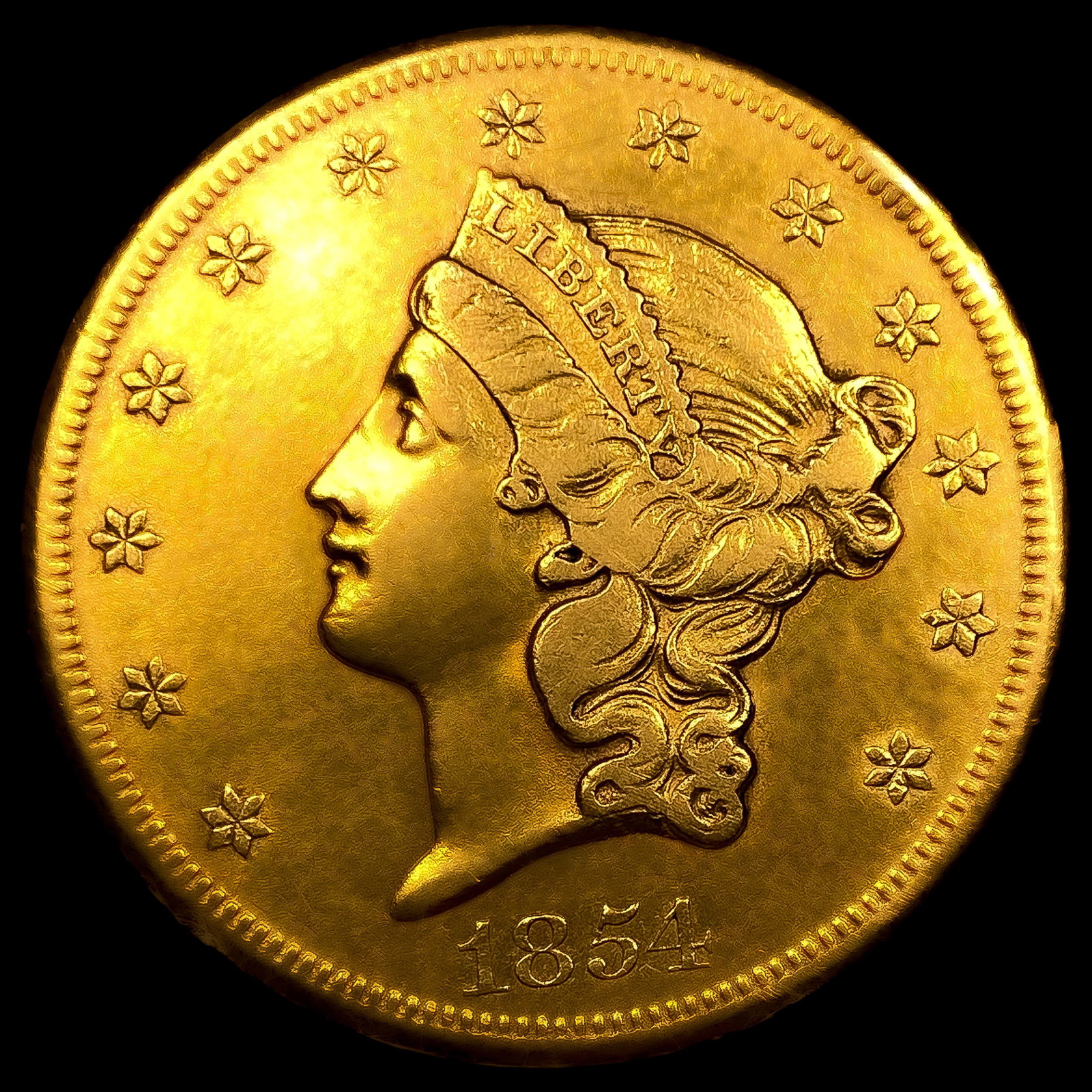 1854-S $20 Gold Double Eagle (1 of 2)