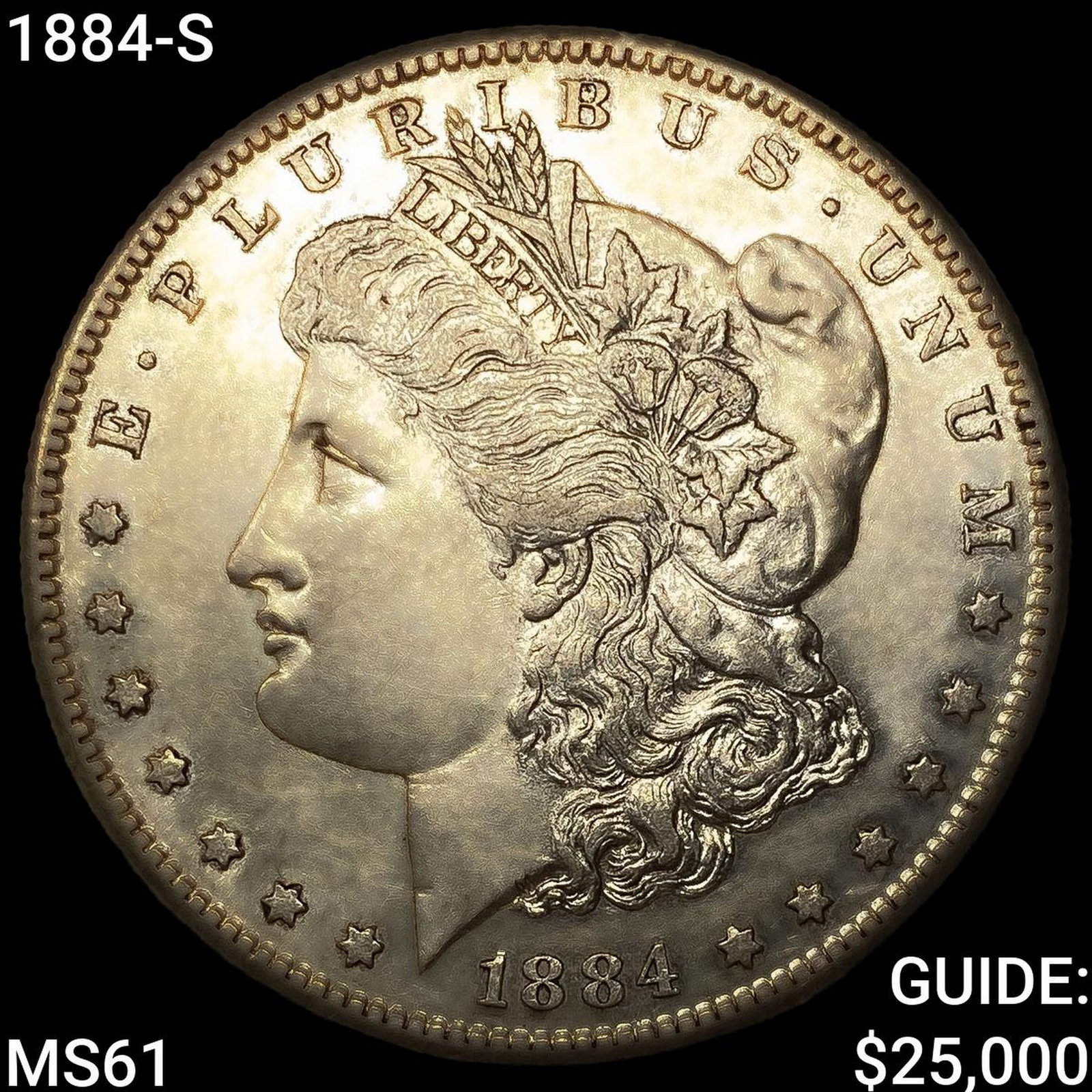 1884-S Morgan Silver Dollar: 1884-S Morgan Silver Dollar