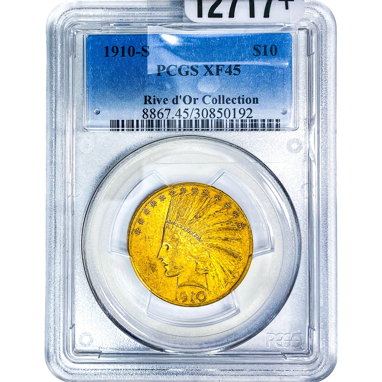 1910-S $10 Gold Eagle PCGS XF45 (1 of 4)