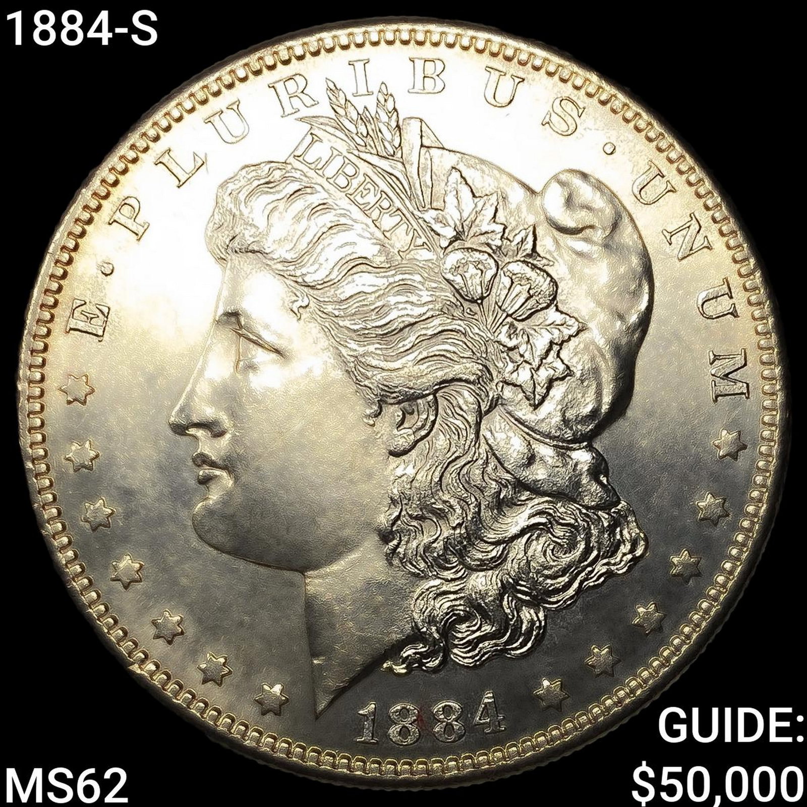 1884-S Morgan Silver Dollar: 1884-S Morgan Silver Dollar