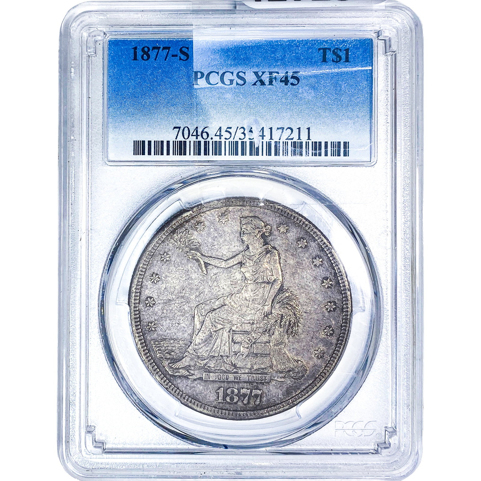 1877-S Silver Trade Dollar PCGS XF45 (1 of 4)