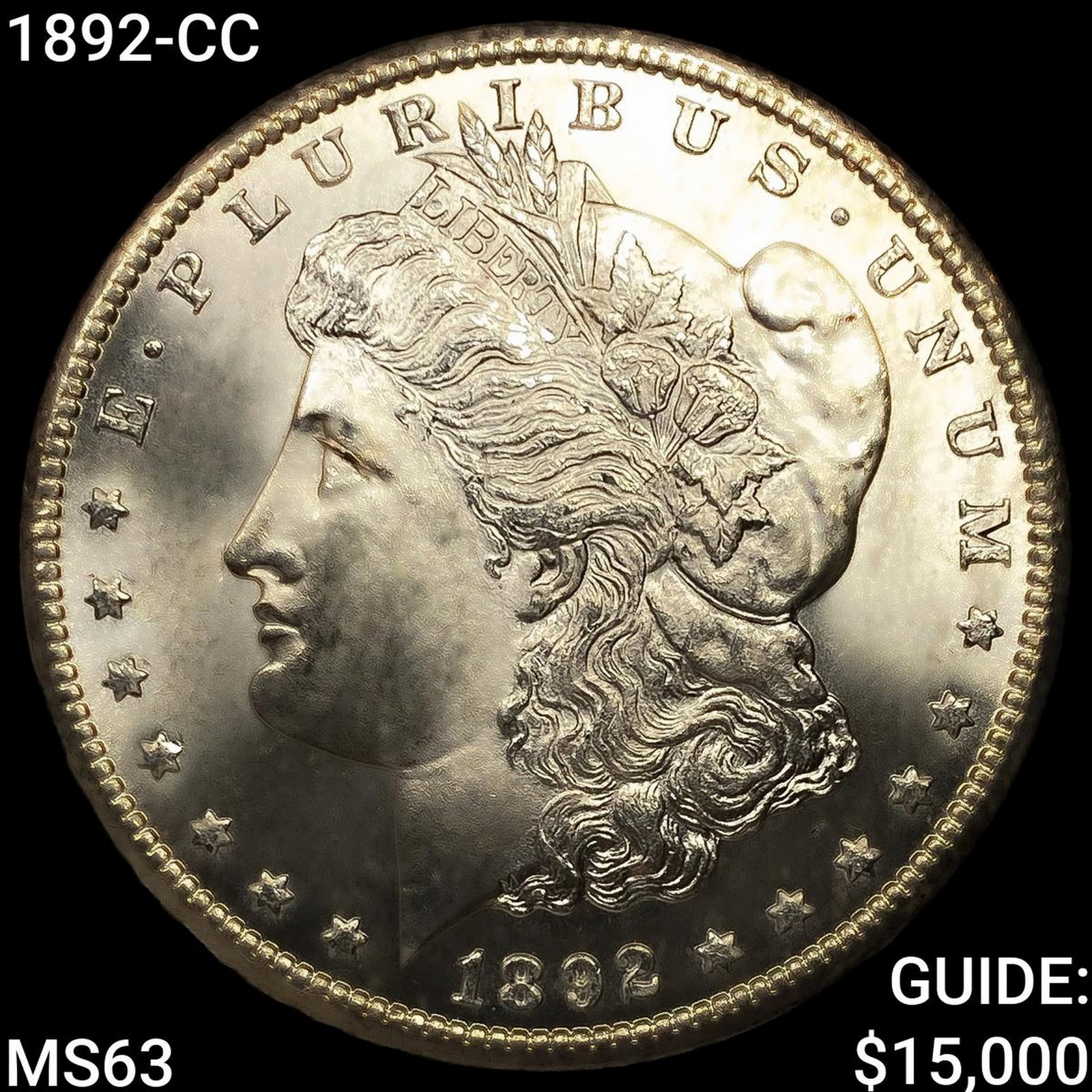 1892-CC Morgan Silver Dollar: 1892-CC Morgan Silver Dollar