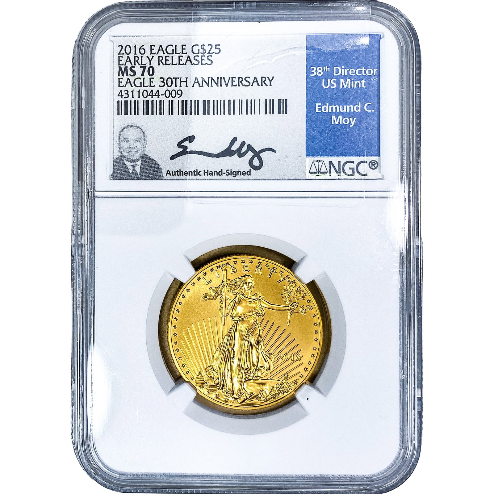 2016 $25 Gold American Eagle 1/2oz NGC MS70 (1 of 4)