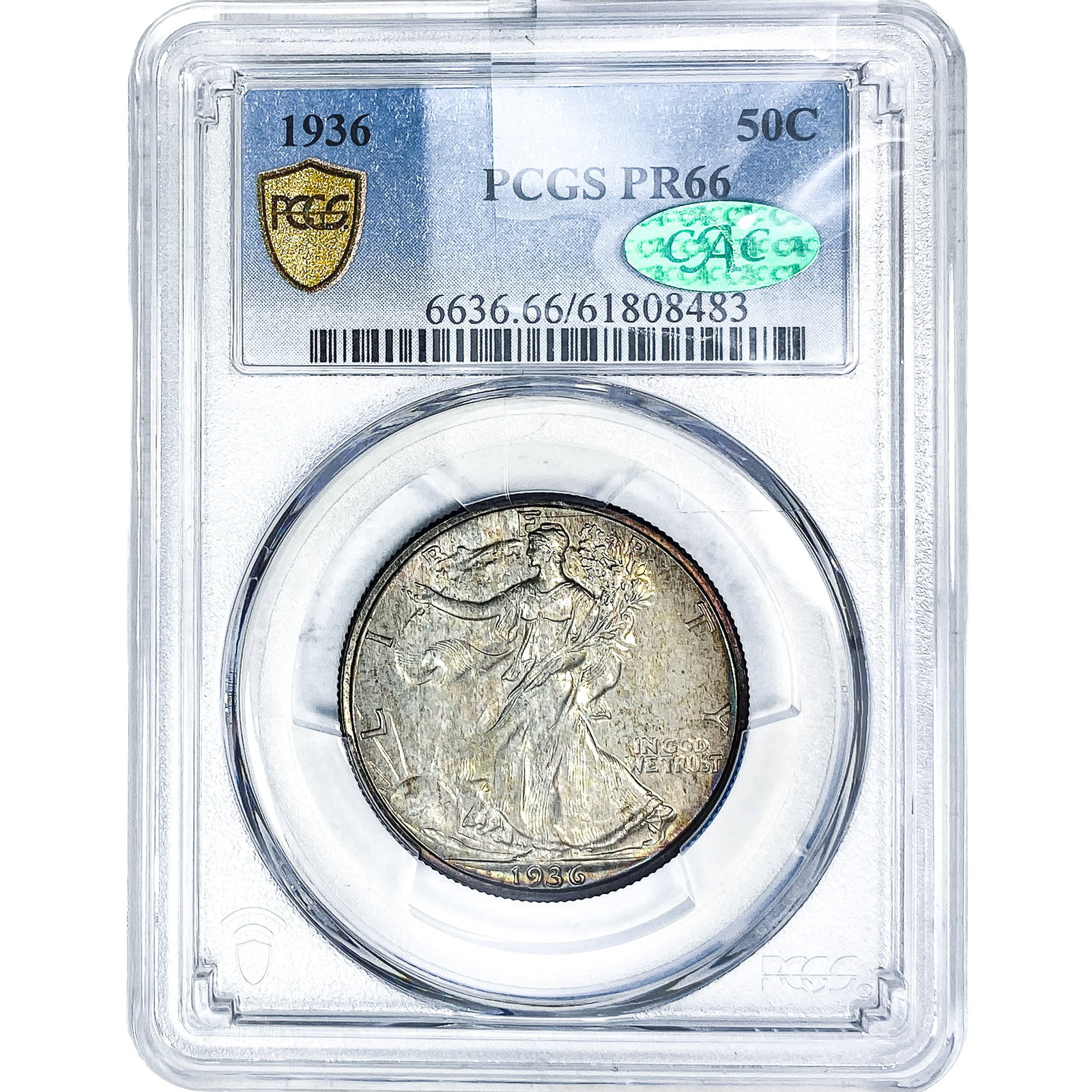 1936 Walking Liberty Half Dollar PCGS PR66 (1 of 4)