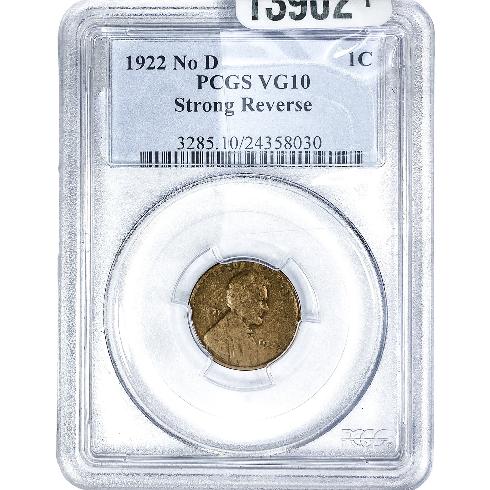 1922 No D Wheat Cent PCGS VG10 Strong Reverse (1 of 4)