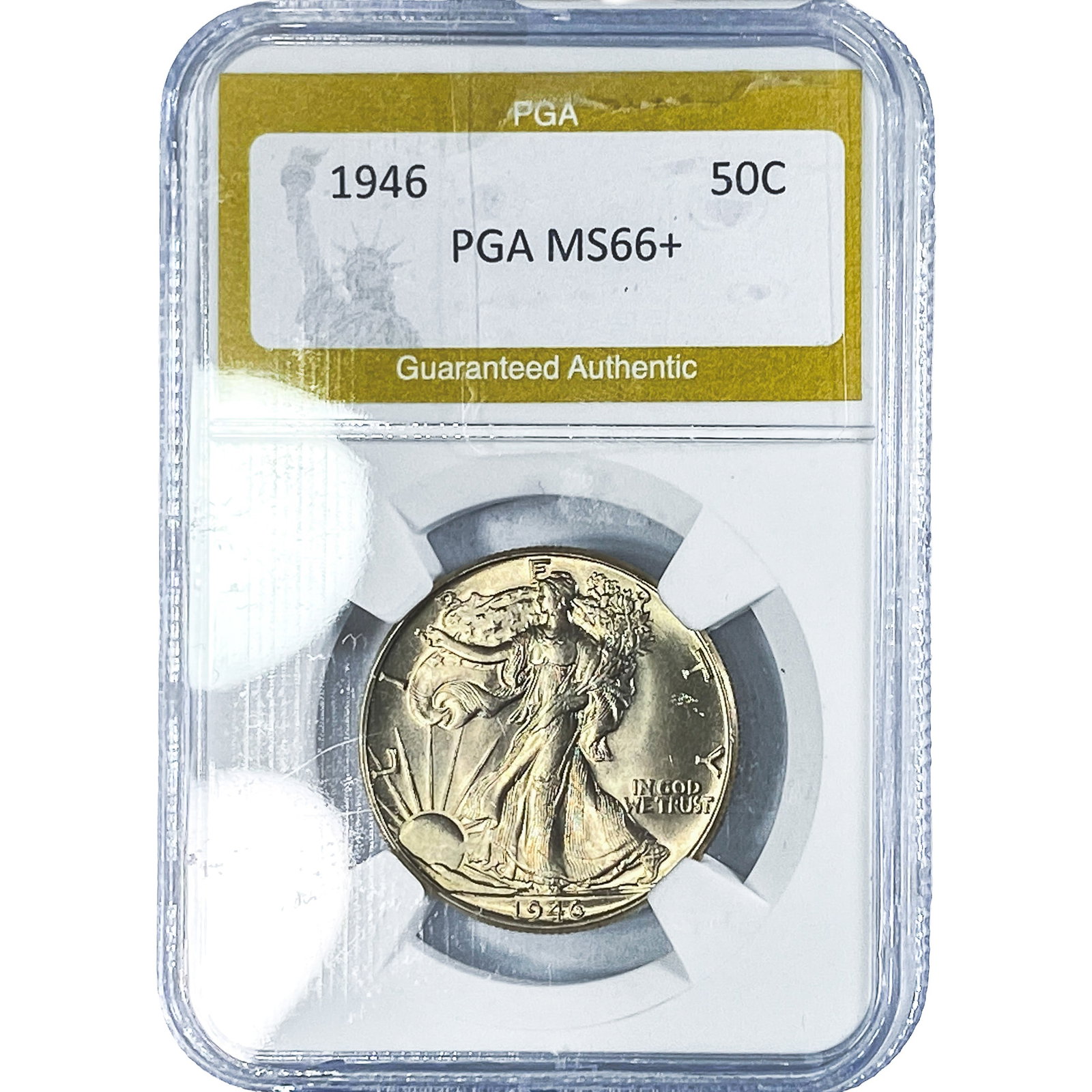 1946 Walking Liberty Half Dollar PGA MS66+ (1 of 2)