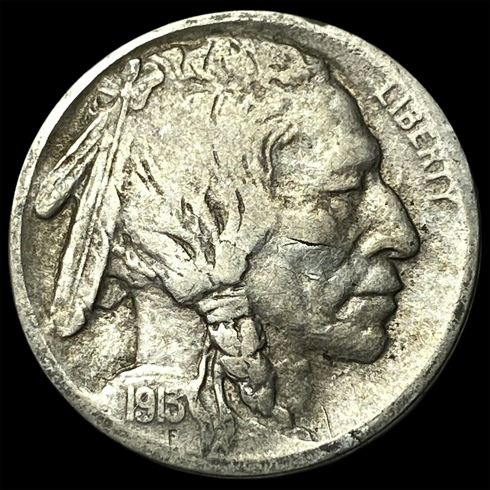 1913-S Buffalo Nickel Type 2 NEARLY UNCIRCULATED: 1913-S Buffalo Nickel Type 2 NEARLY UNCIRCULATED