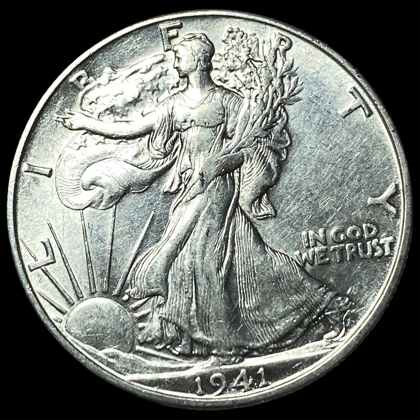 1941-D Silver Half Dollar UNCIRCULATED (1 of 2)