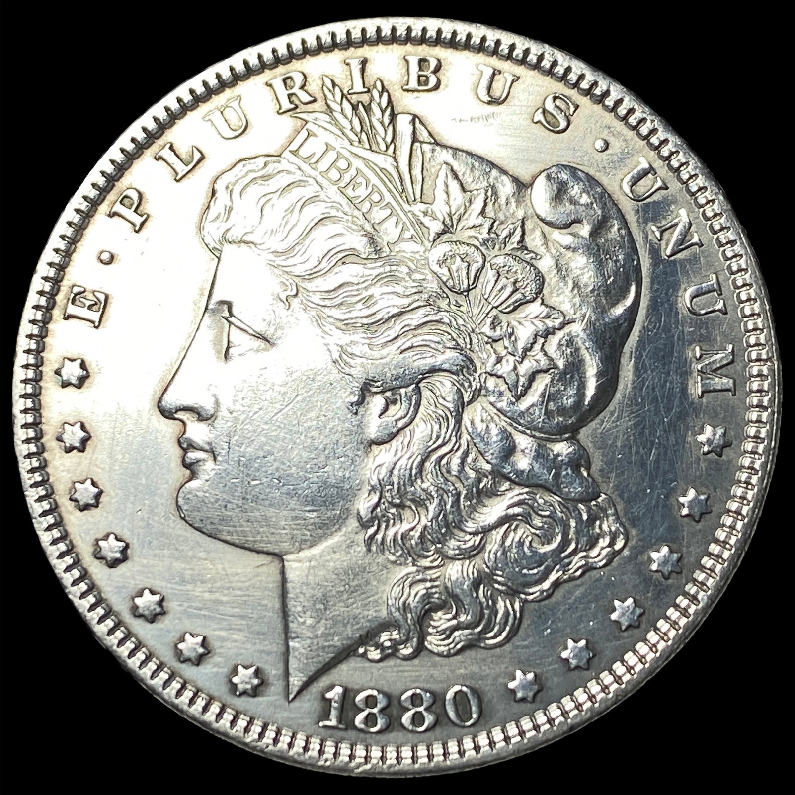 1880 Morgan Silver Dollar CLOSELY UNCIRCULATED: 1880 Morgan Silver Dollar CLOSELY UNCIRCULATED