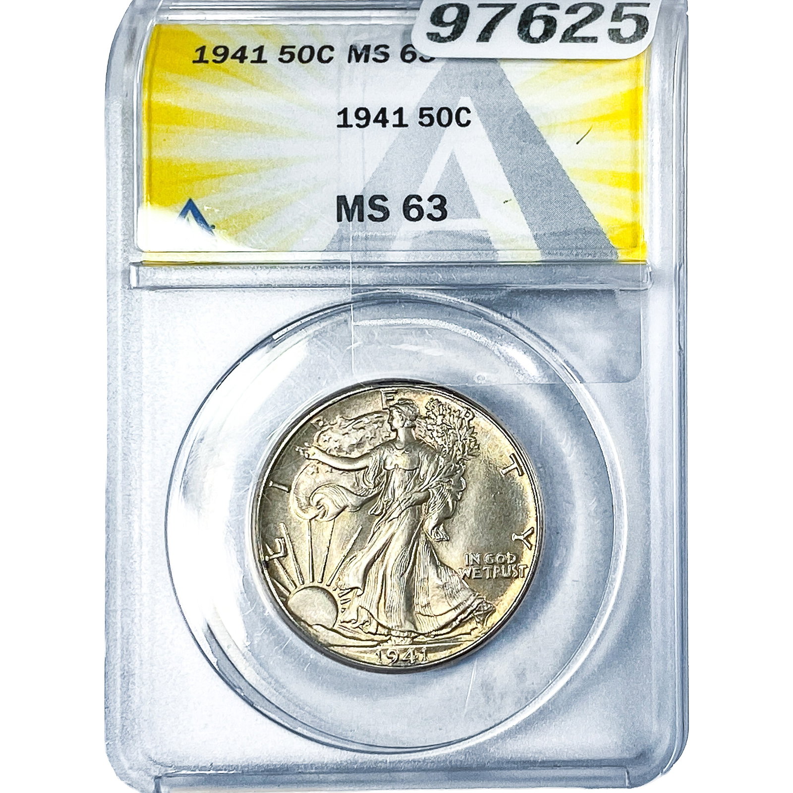 1941 Walking Liberty Half Dollar ANACS MS63: 1941 Walking Liberty Half Dollar ANACS MS63