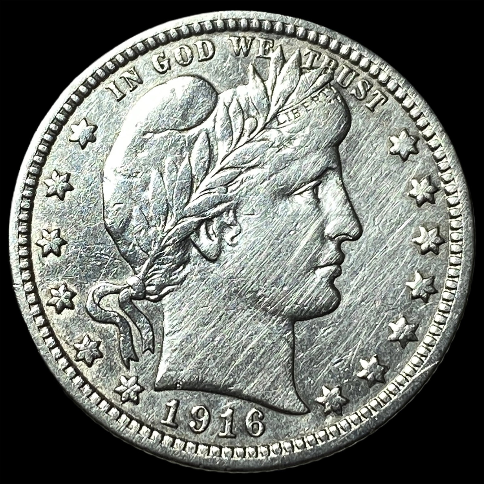 1916 Barber Quarter CLOSELY UNCIRCULATED: 1916 Barber Quarter CLOSELY UNCIRCULATED