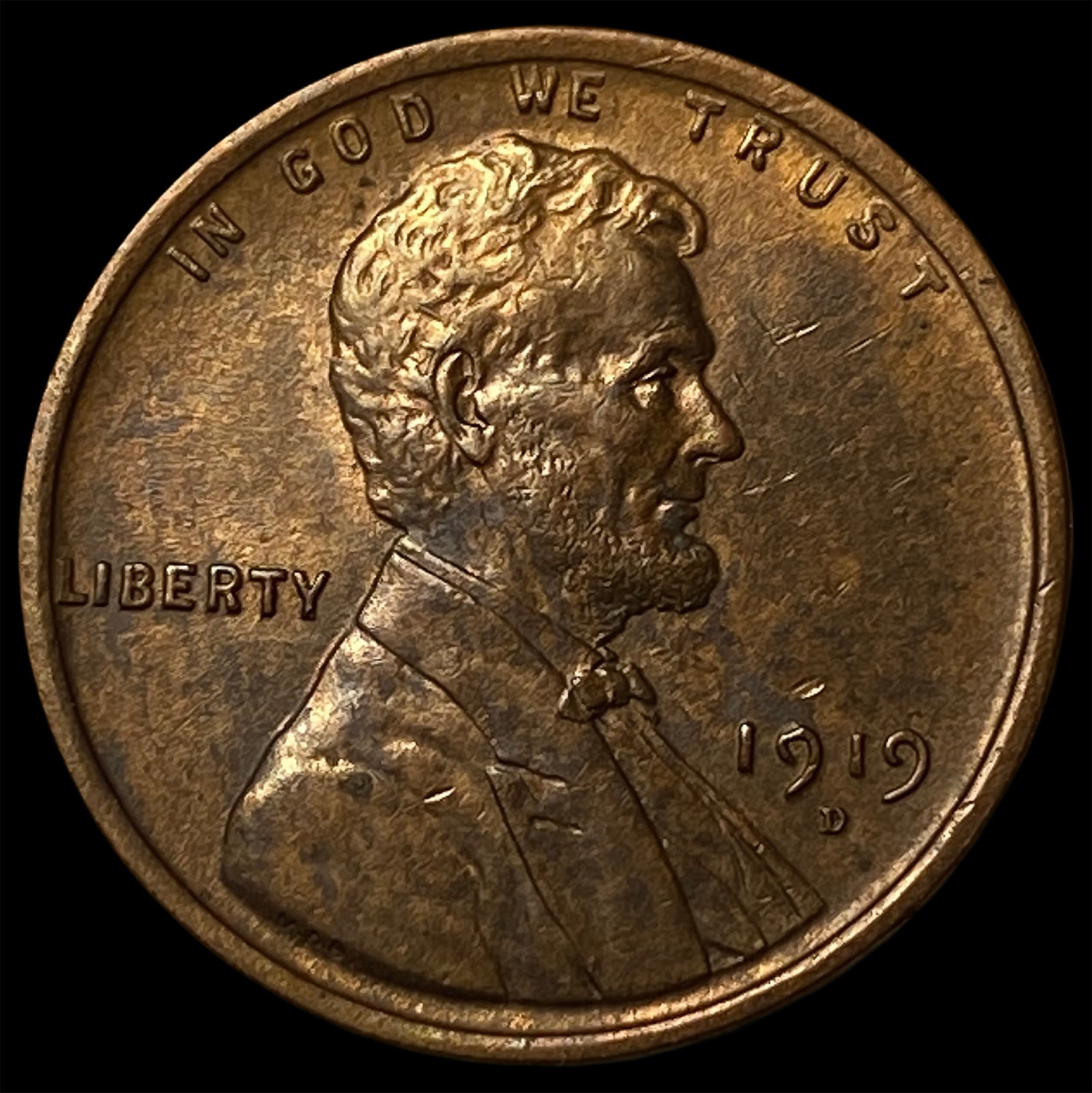 1919-D Lincoln Wheat Cent UNCIRCULATED: 1919-D Lincoln Wheat Cent UNCIRCULATED