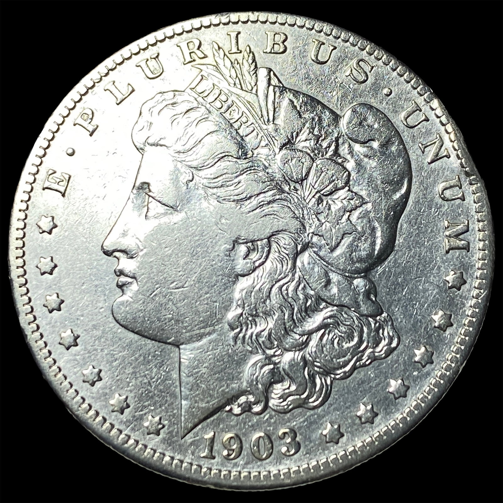1903-S Silver Morgan Dollar NEARLY UNCIRCULATED: 1903-S Silver Morgan Dollar NEARLY UNCIRCULATED