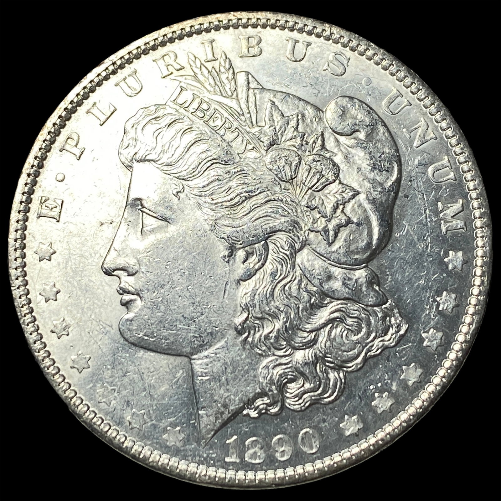 1890 Silver Morgan Dollar CHOICE AU: 1890 Silver Morgan Dollar CHOICE AU