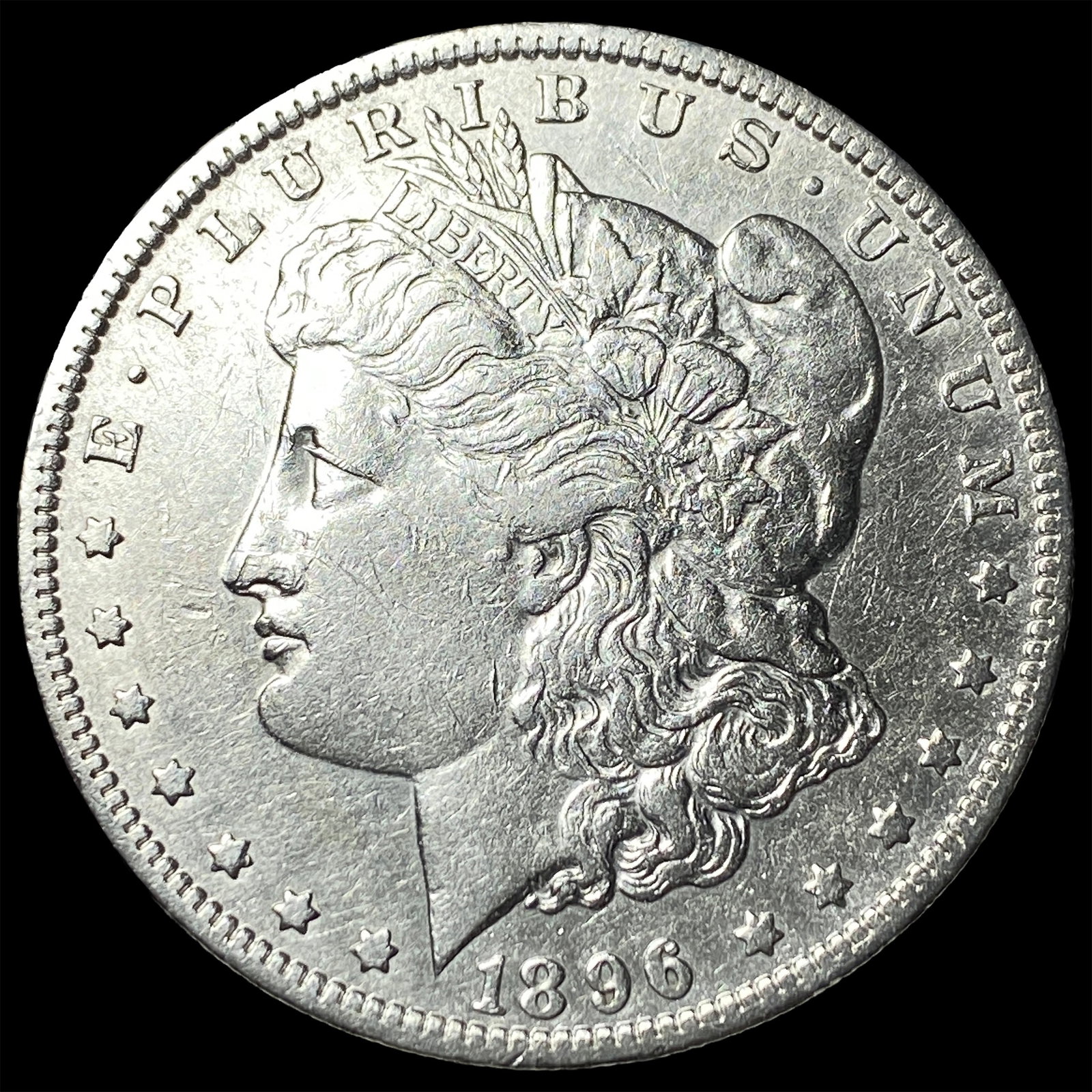1896-S Silver Morgan Dollar CLOSELY UNCIRCULATED: 1896-S Silver Morgan Dollar CLOSELY UNCIRCULATED