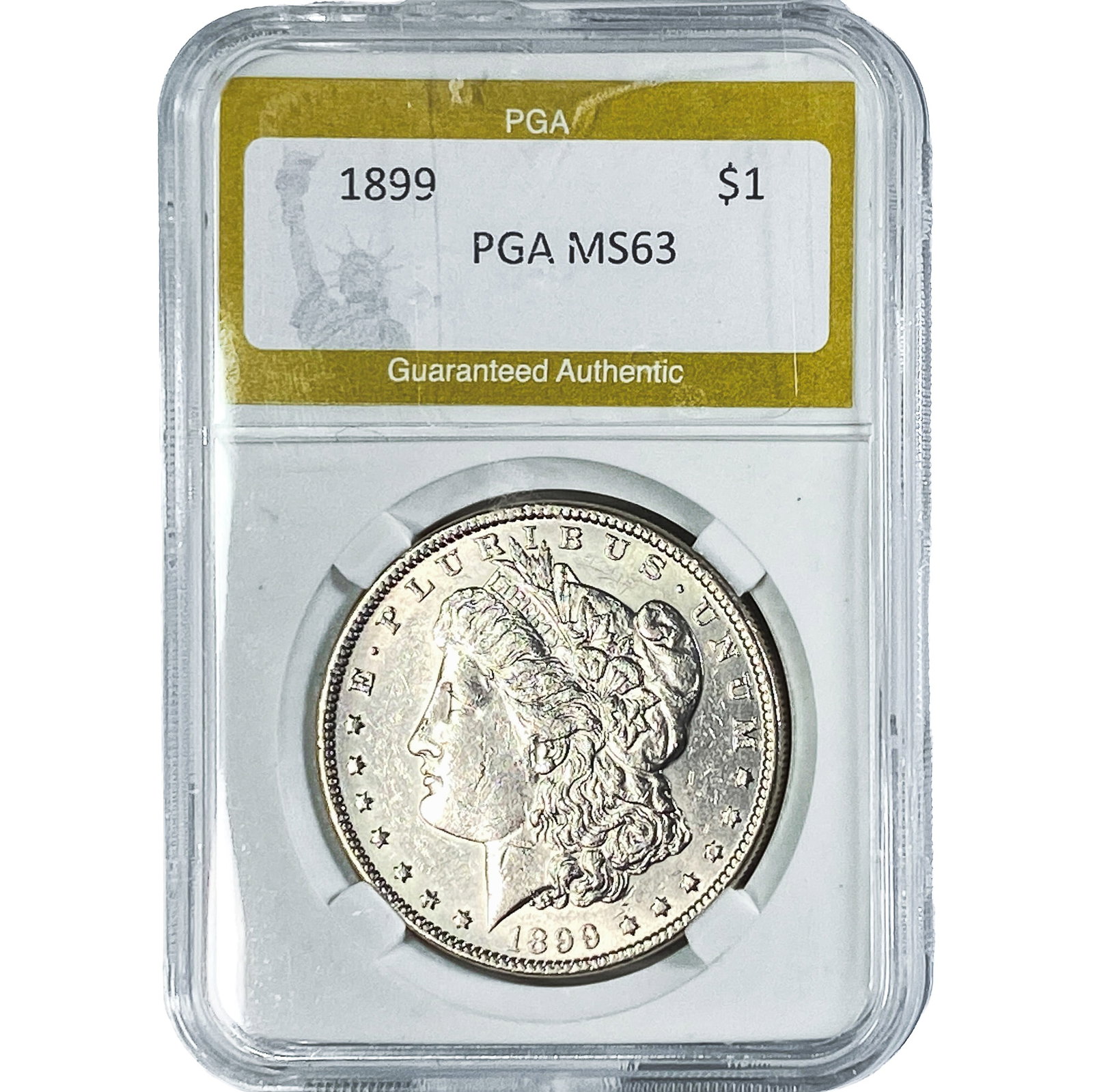 1899 Morgan Silver Dollar PGA MS63: 1899 Morgan Silver Dollar PGA MS63
