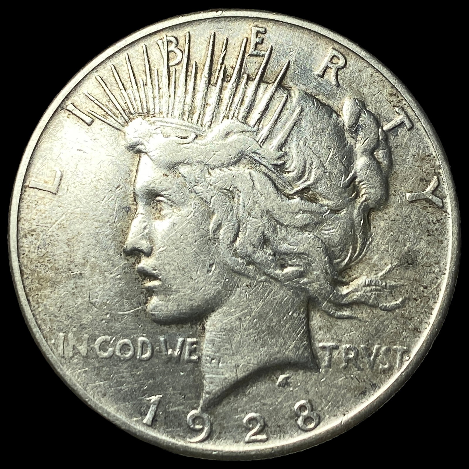 1928 Silver Peace Dollar LIGHTLY CIRCULATED: 1928 Silver Peace Dollar LIGHTLY CIRCULATED